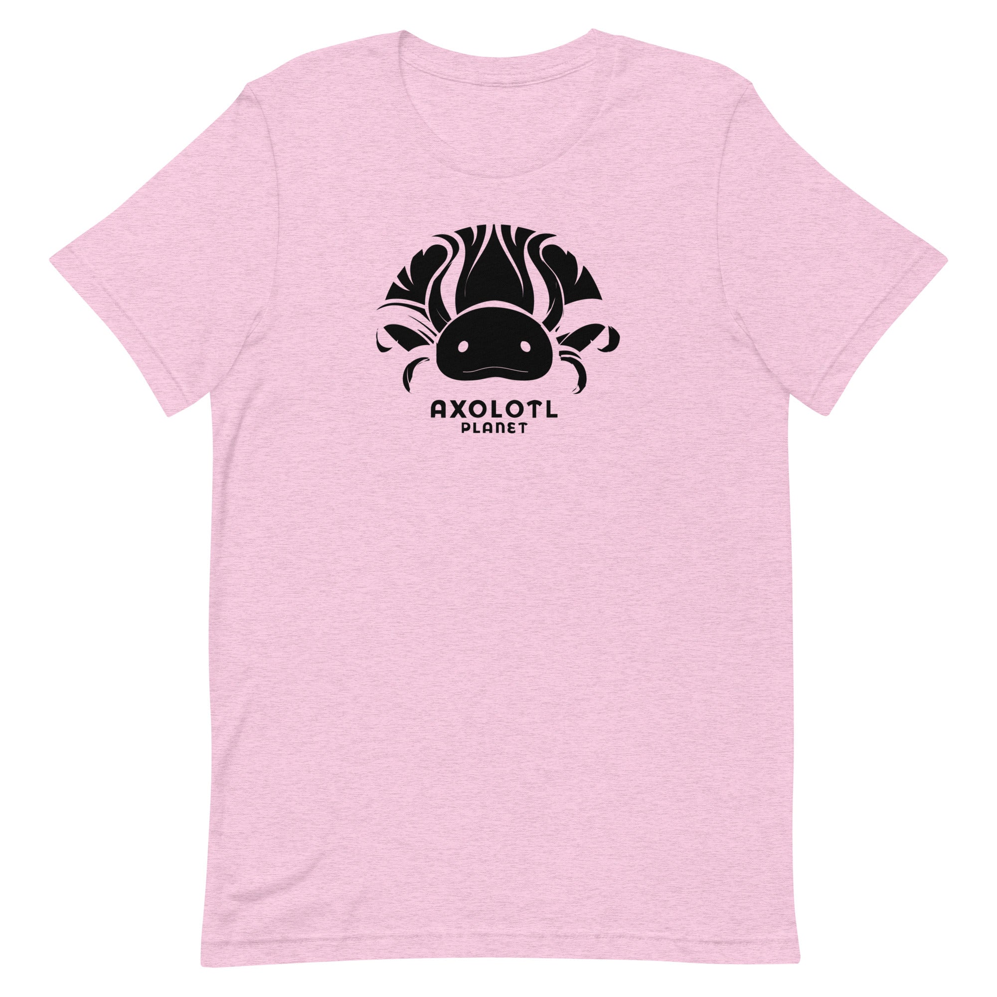 Axolotl Planet Logo (Black) axolotl T-Shirt mockup
