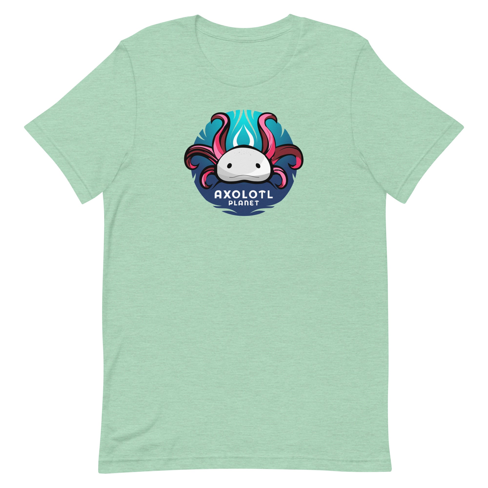 Axolotl Planet Logo axolotl T-Shirt mockup