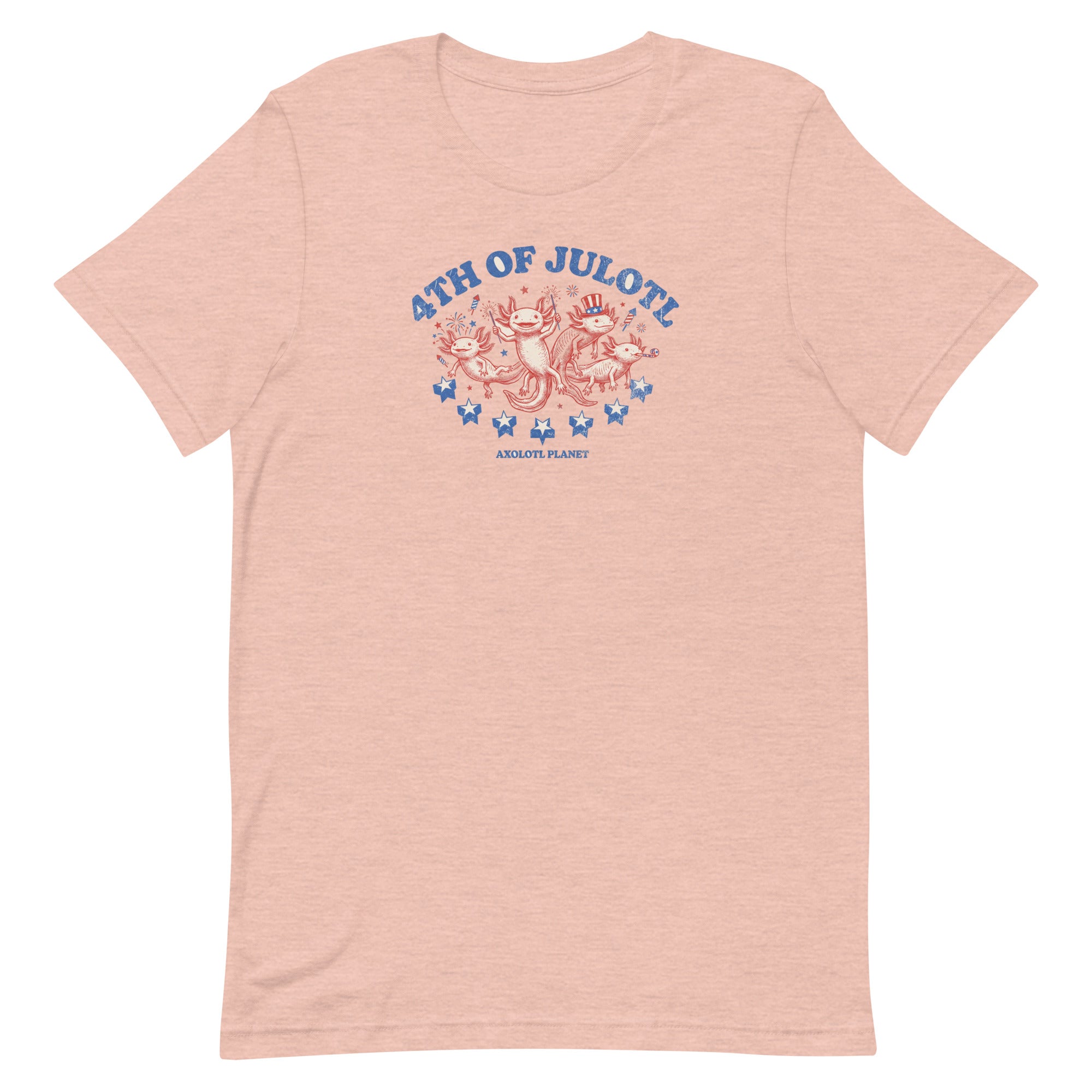 4th of Julotl Parade axolotl T-Shirt mockup