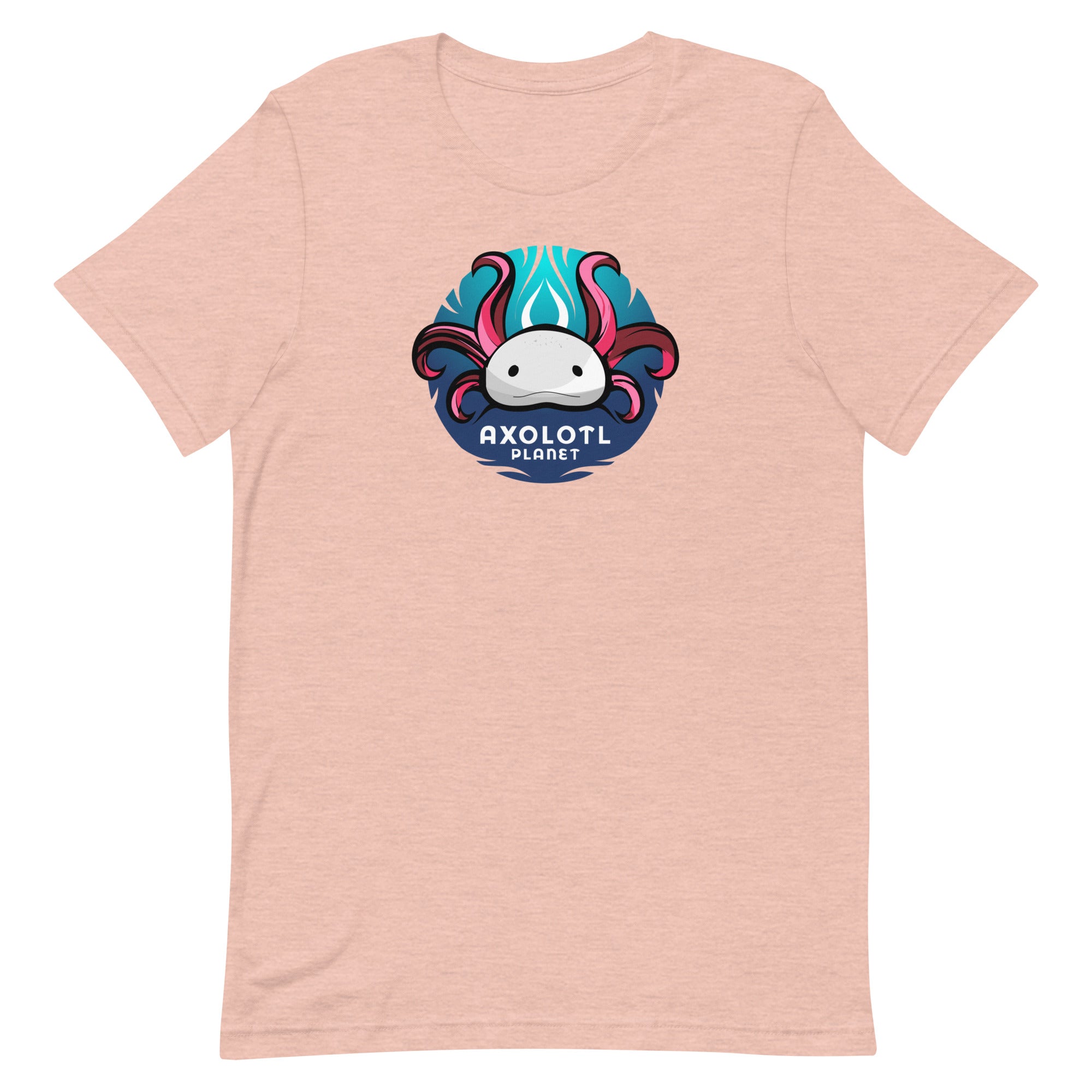 Axolotl Planet Logo axolotl T-Shirt mockup