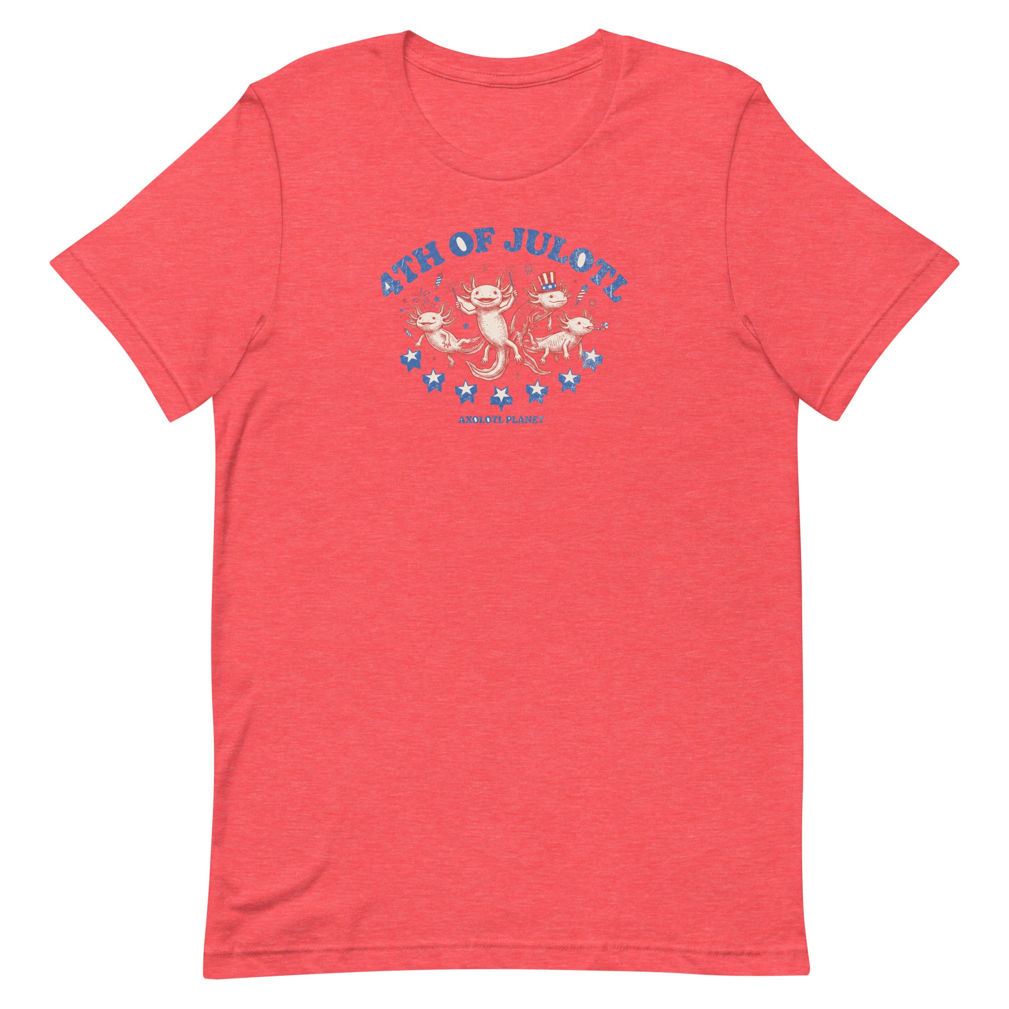 4th of Julotl Parade axolotl T-Shirt mockup