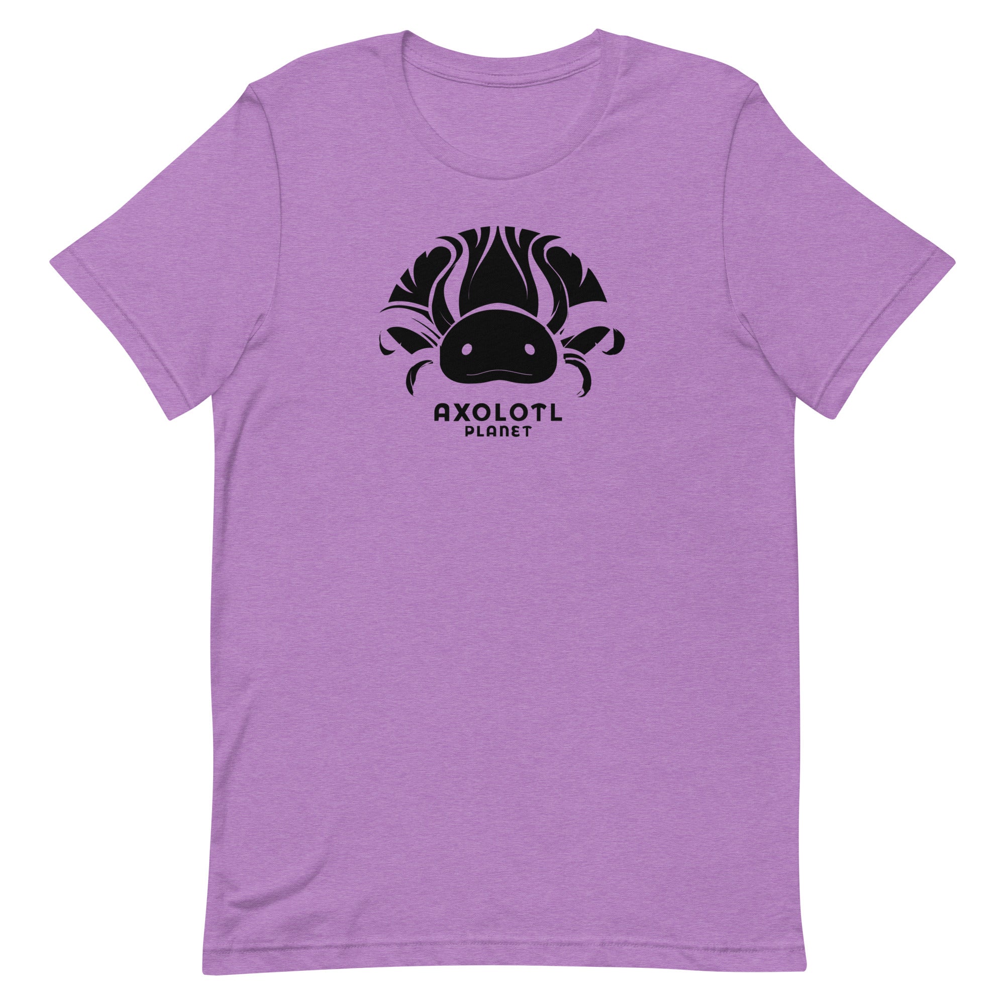 Axolotl Planet Logo (Black) axolotl T-Shirt mockup