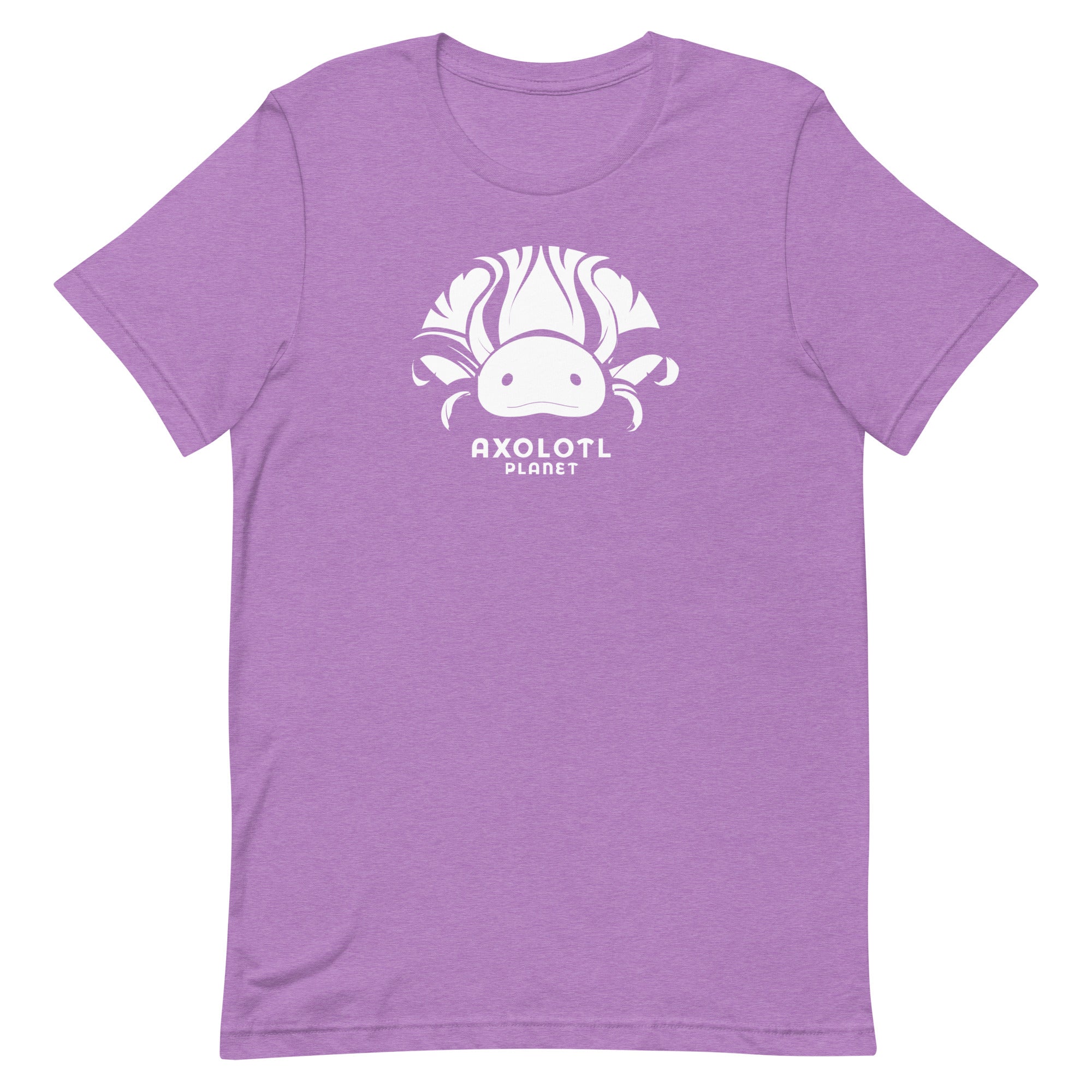 Axolotl Planet Logo (White) axolotl T-Shirt mockup