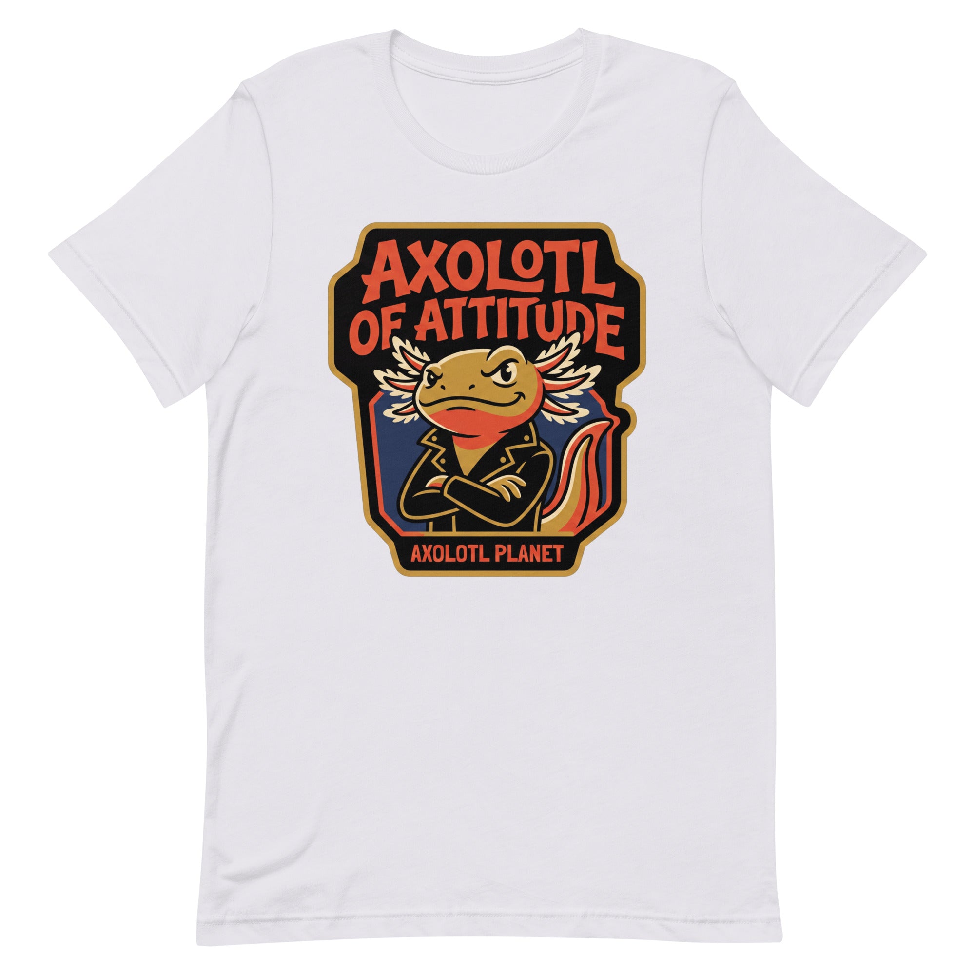 Axolotl of Attitude axolotl T-Shirt mockup