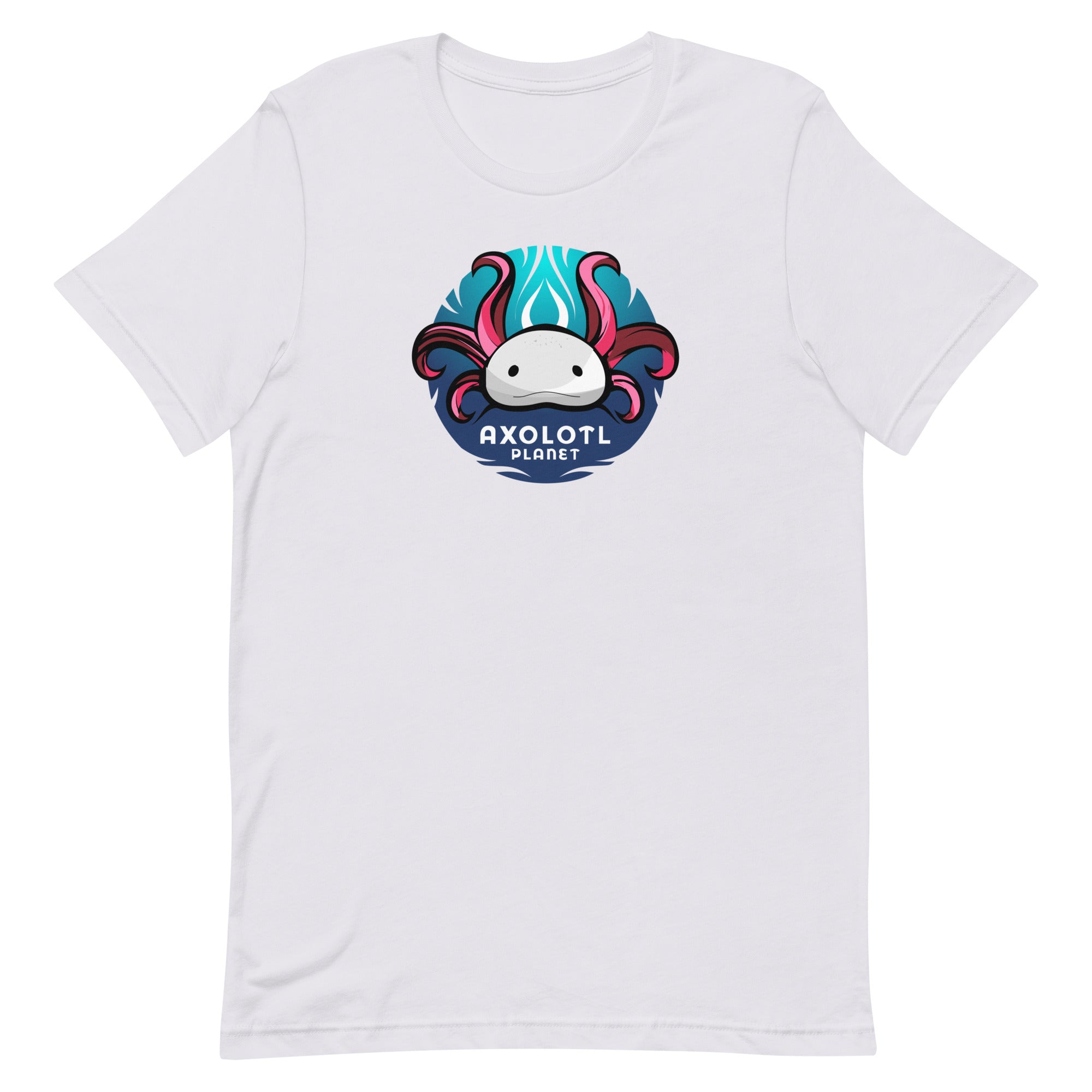 Axolotl Planet Logo axolotl T-Shirt mockup