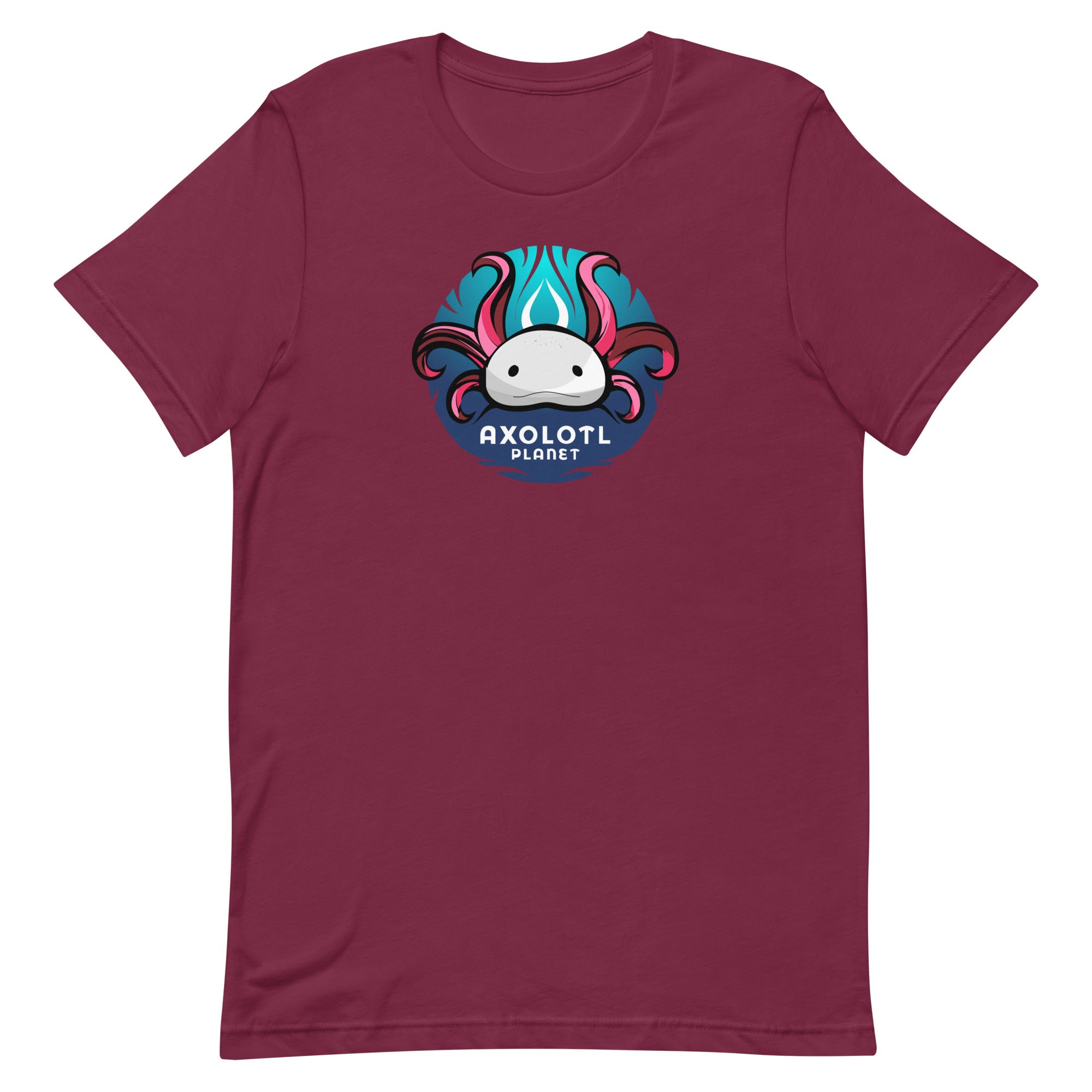 Axolotl Planet Logo axolotl T-Shirt mockup