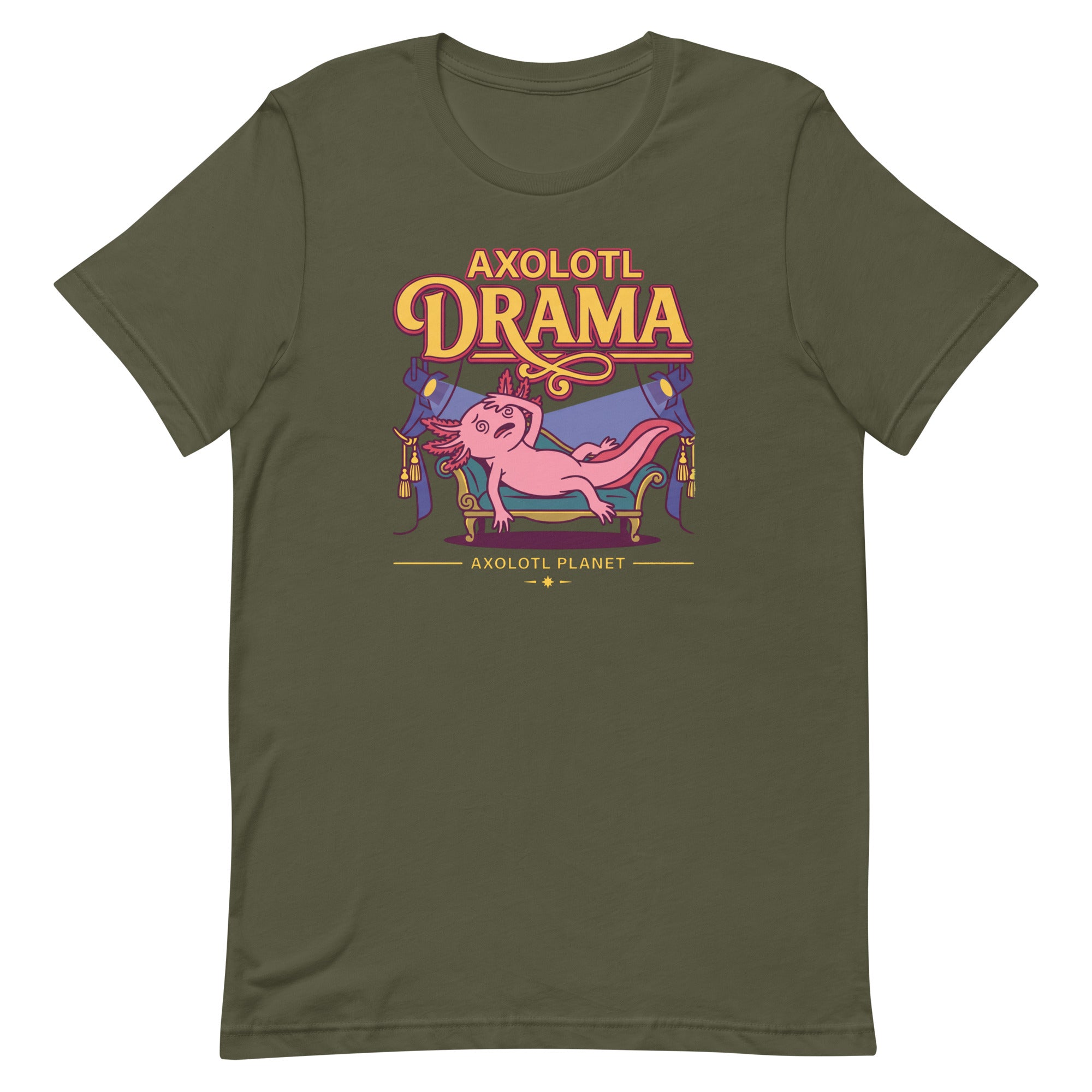 Axolotl Drama axolotl T-Shirt mockup