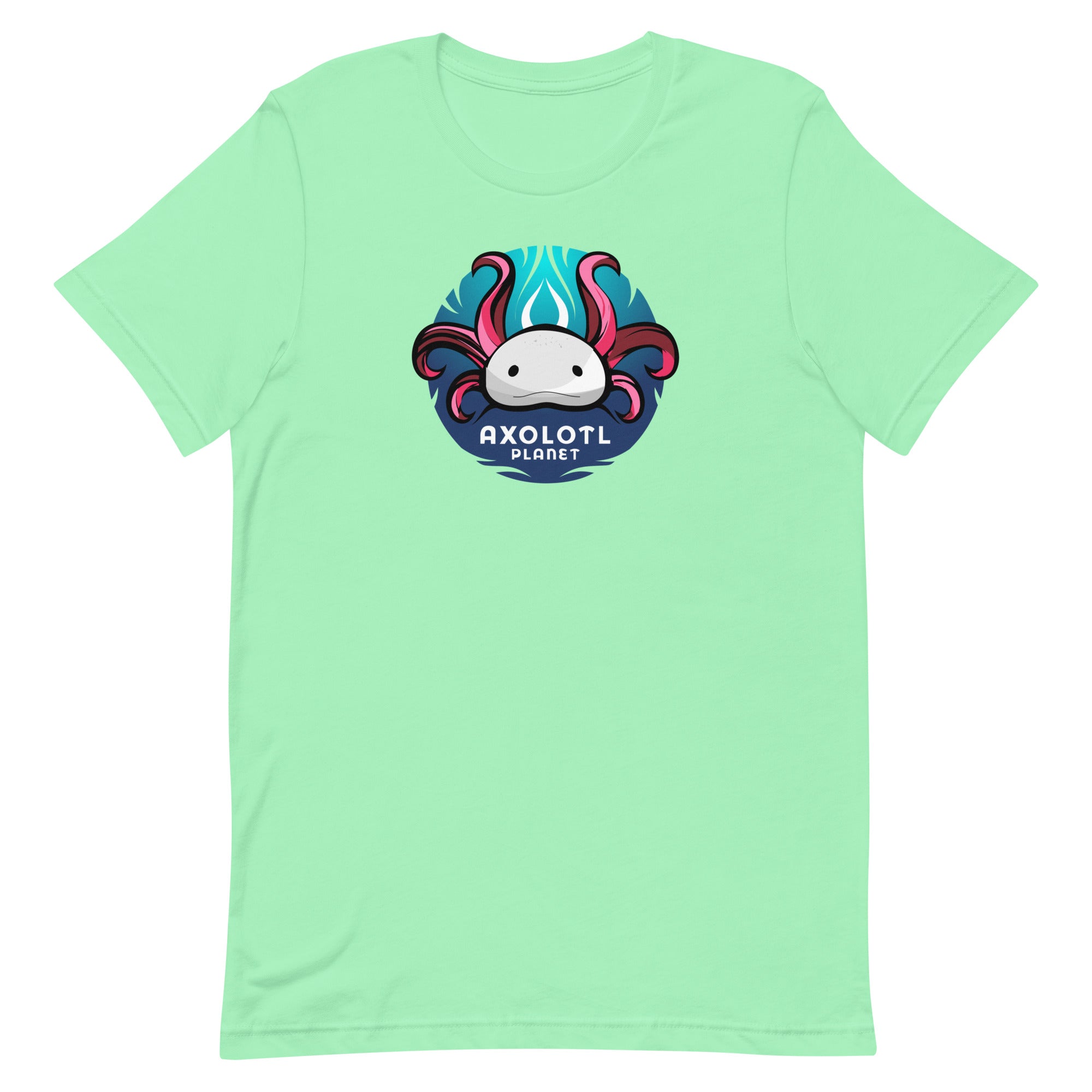 Axolotl Planet Logo axolotl T-Shirt mockup