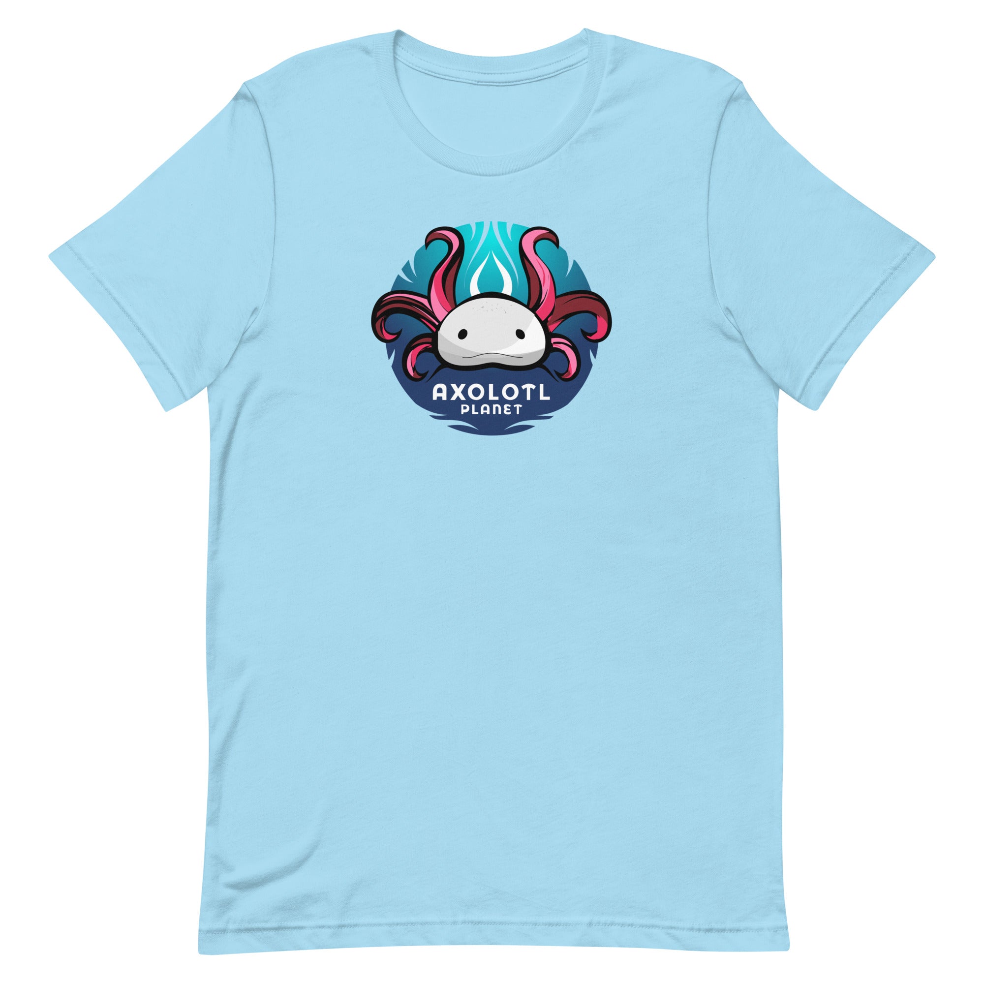 Axolotl Planet Logo axolotl T-Shirt mockup