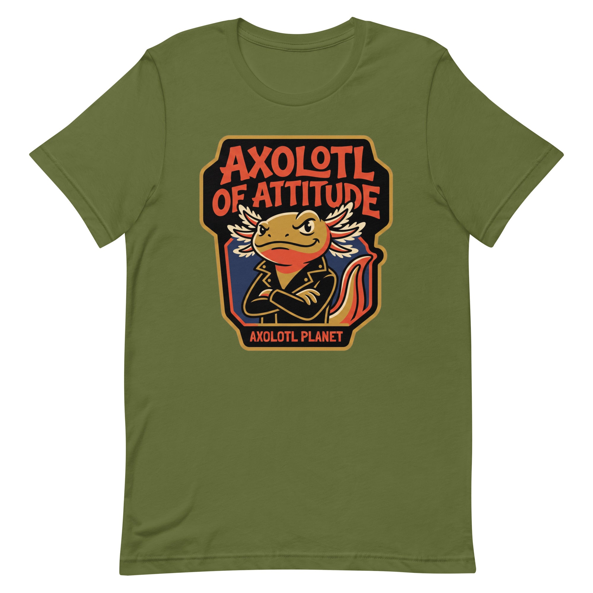 Axolotl of Attitude axolotl T-Shirt mockup