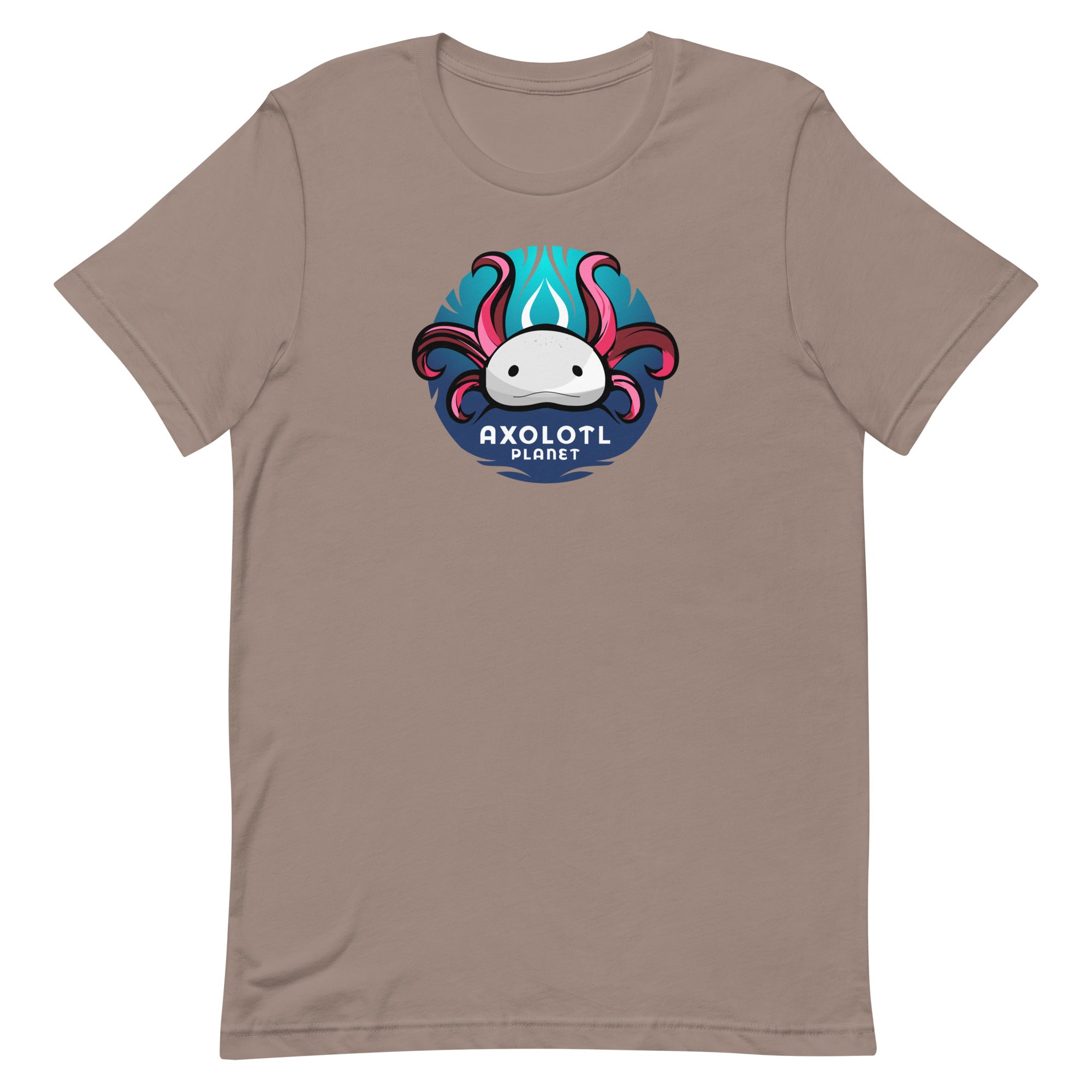 Axolotl Planet Logo axolotl T-Shirt mockup