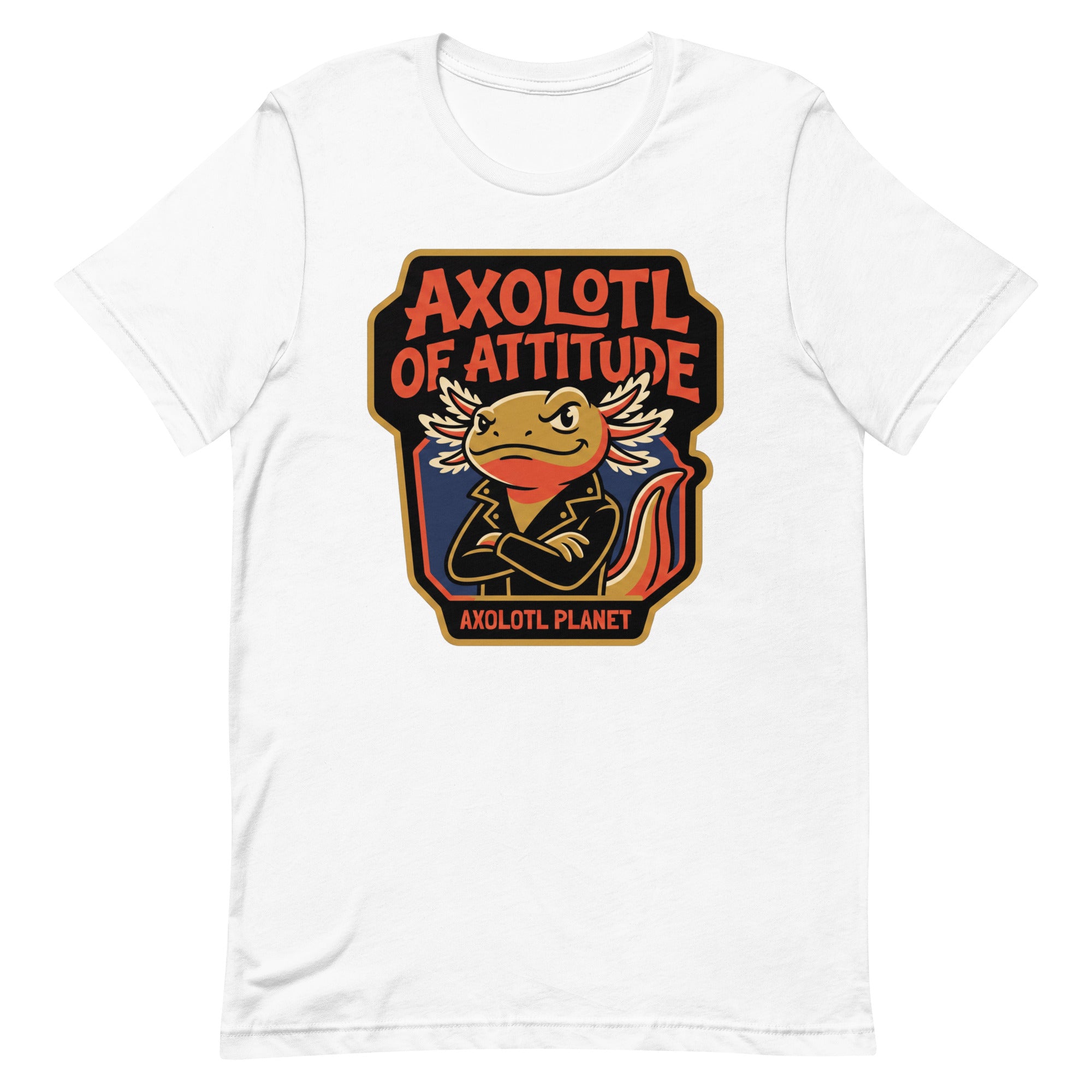 Axolotl of Attitude axolotl T-Shirt mockup