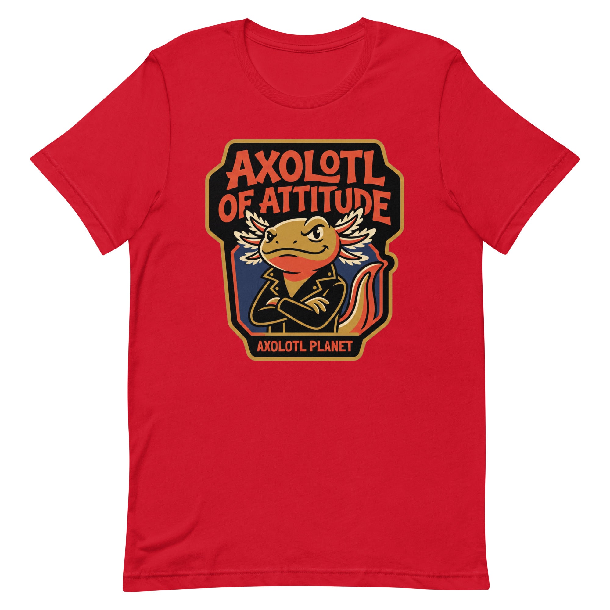Axolotl of Attitude axolotl T-Shirt mockup