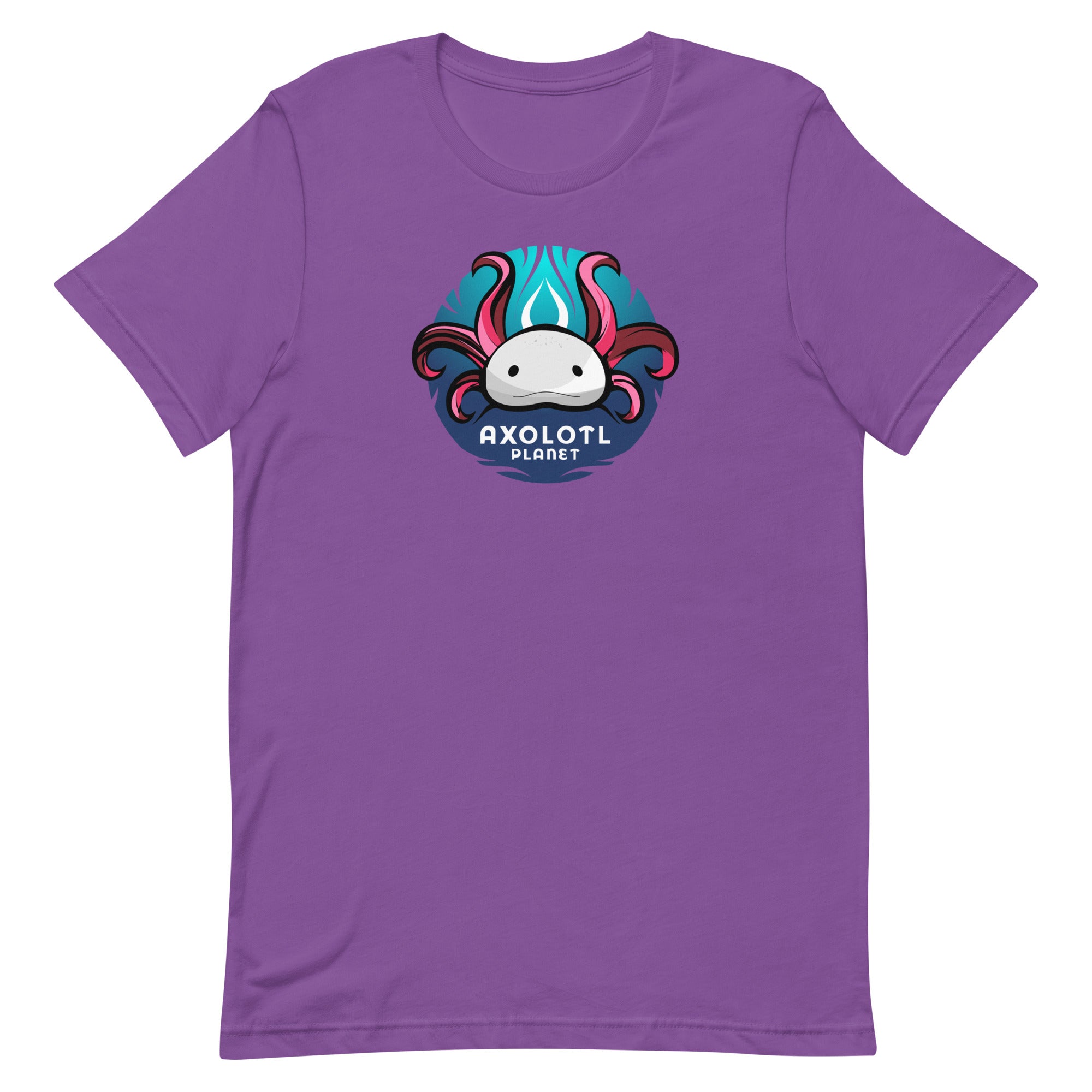 Axolotl Planet Logo axolotl T-Shirt mockup