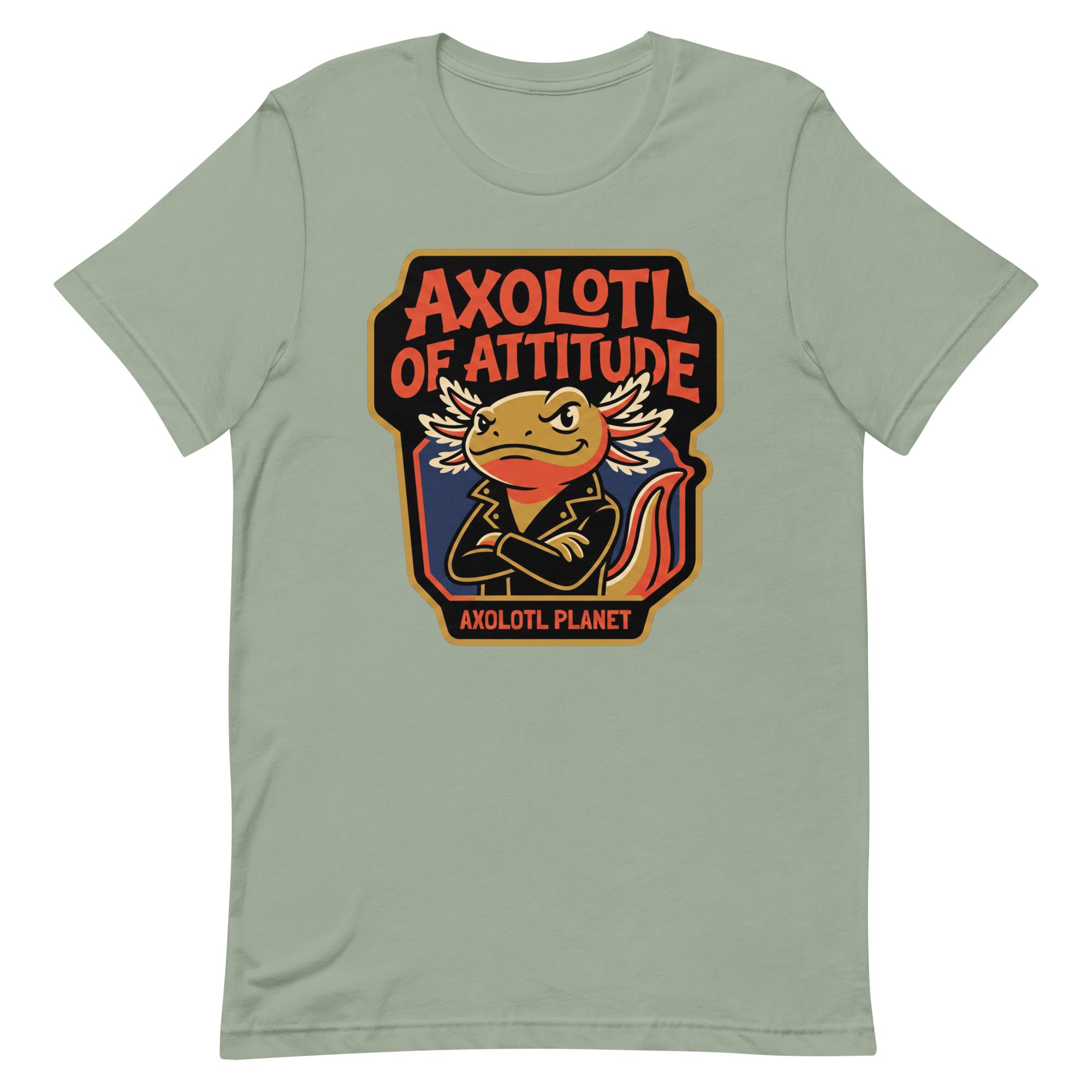 Axolotl of Attitude axolotl T-Shirt mockup