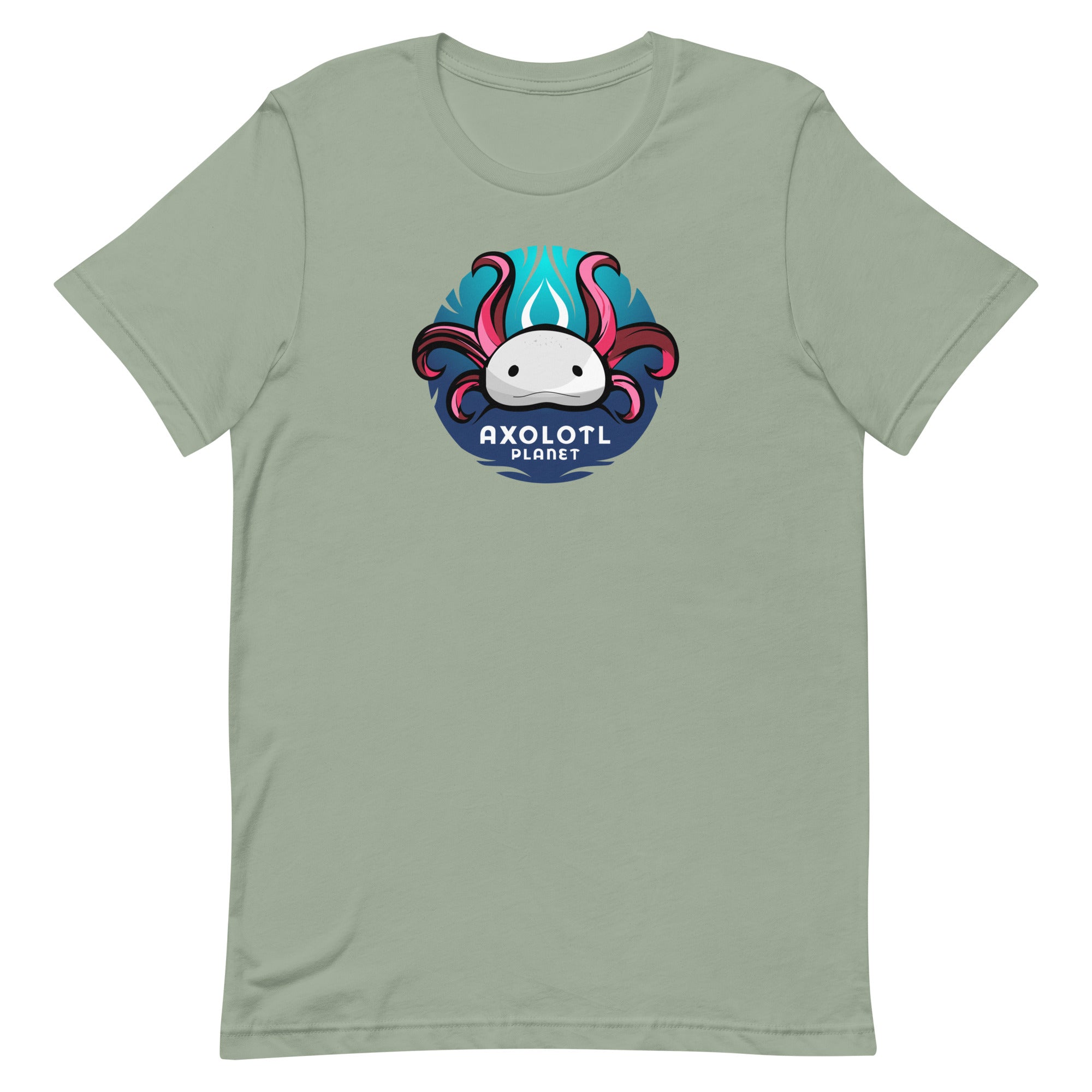 Axolotl Planet Logo axolotl T-Shirt mockup