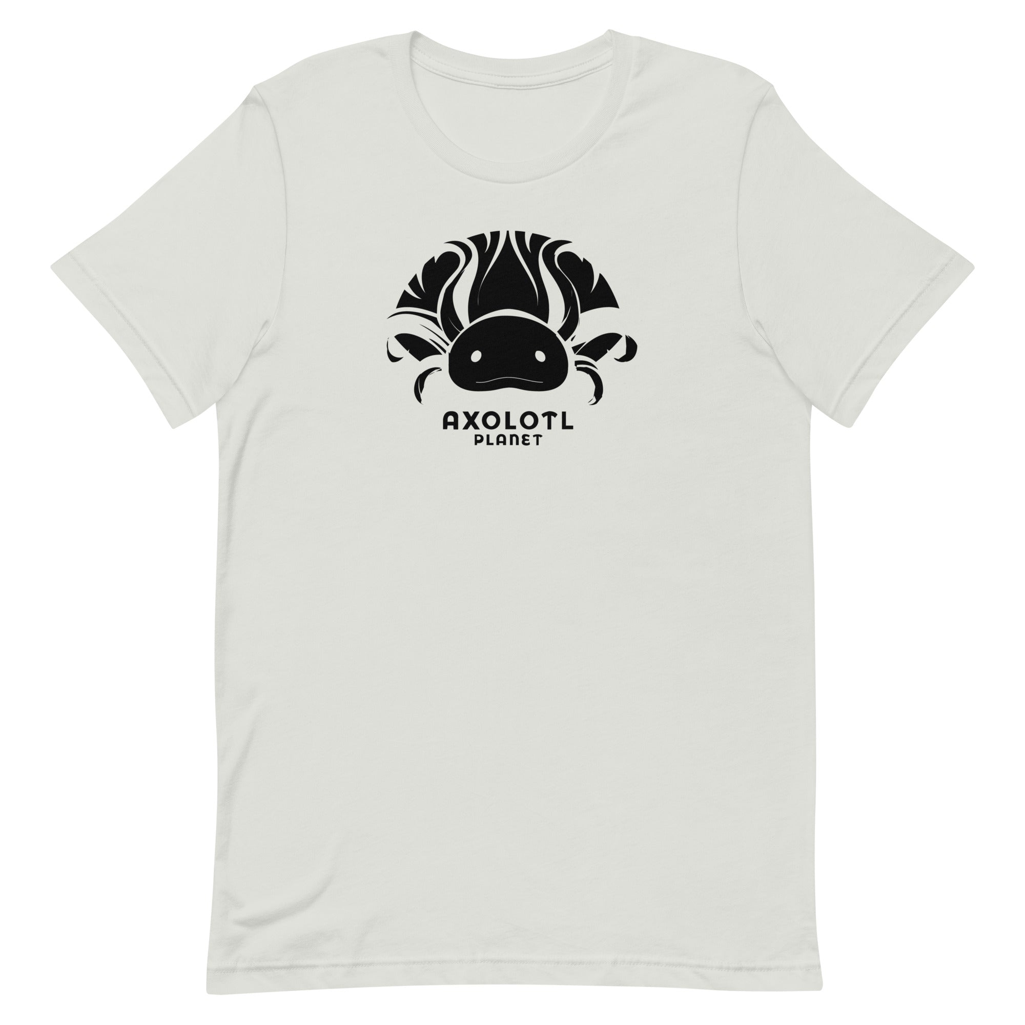Axolotl Planet Logo (Black) axolotl T-Shirt mockup