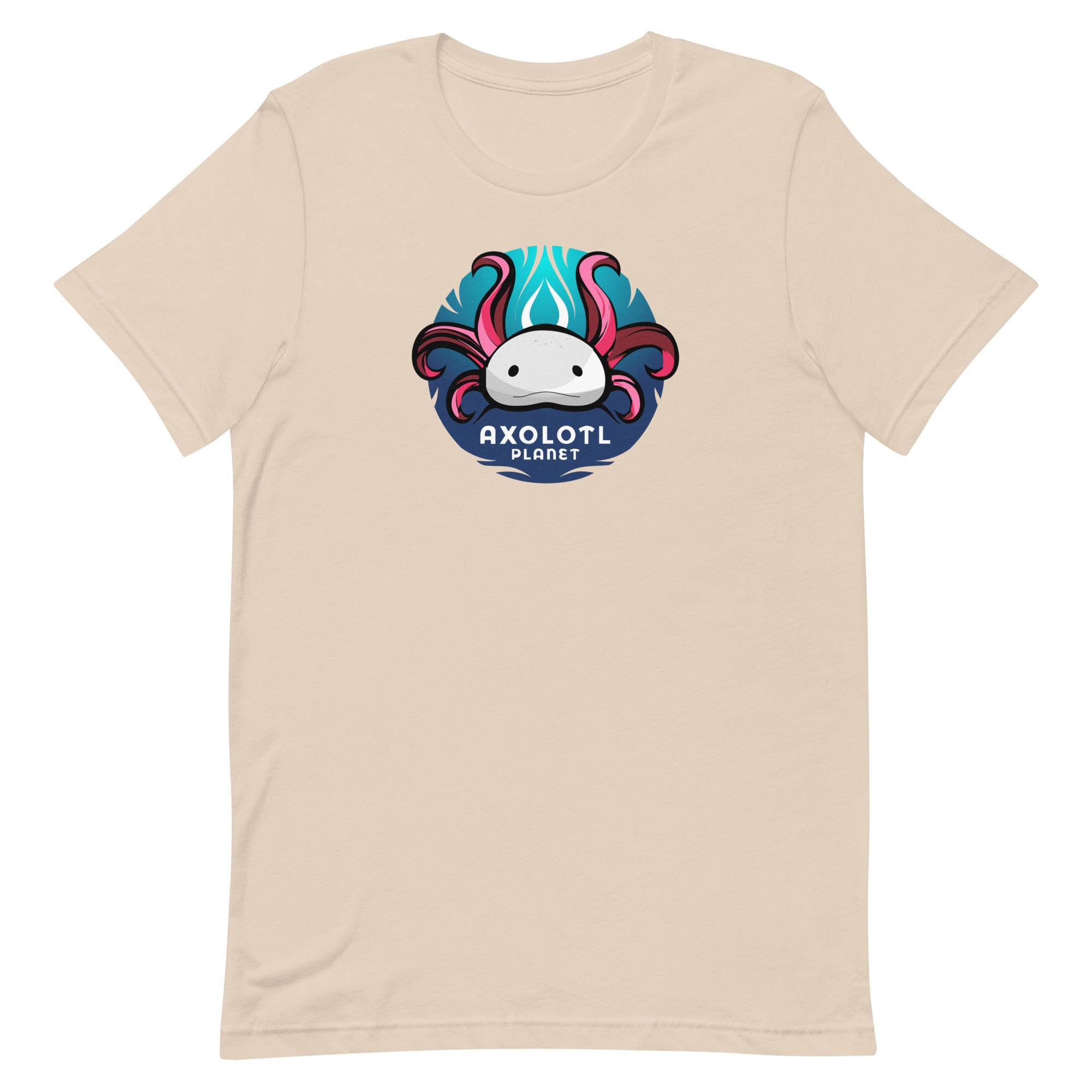 Axolotl Planet Logo axolotl T-Shirt mockup