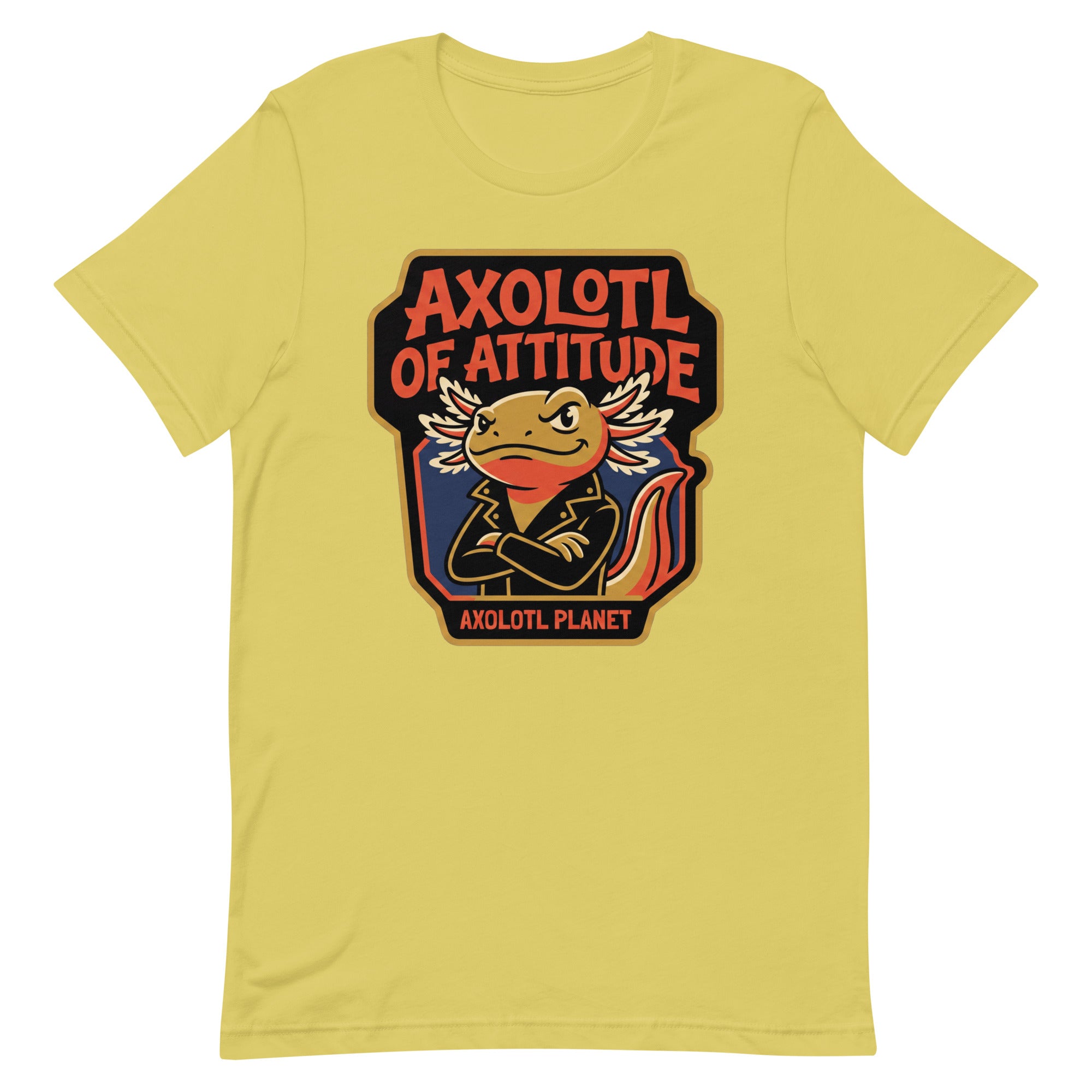 Axolotl of Attitude axolotl T-Shirt mockup