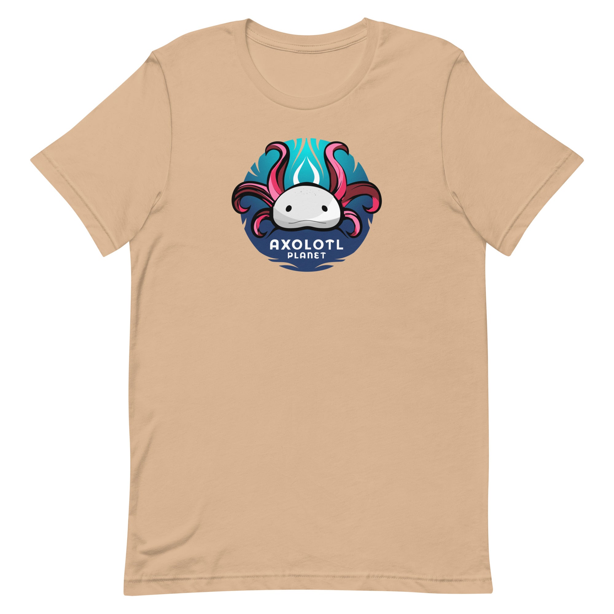 Axolotl Planet Logo axolotl T-Shirt mockup