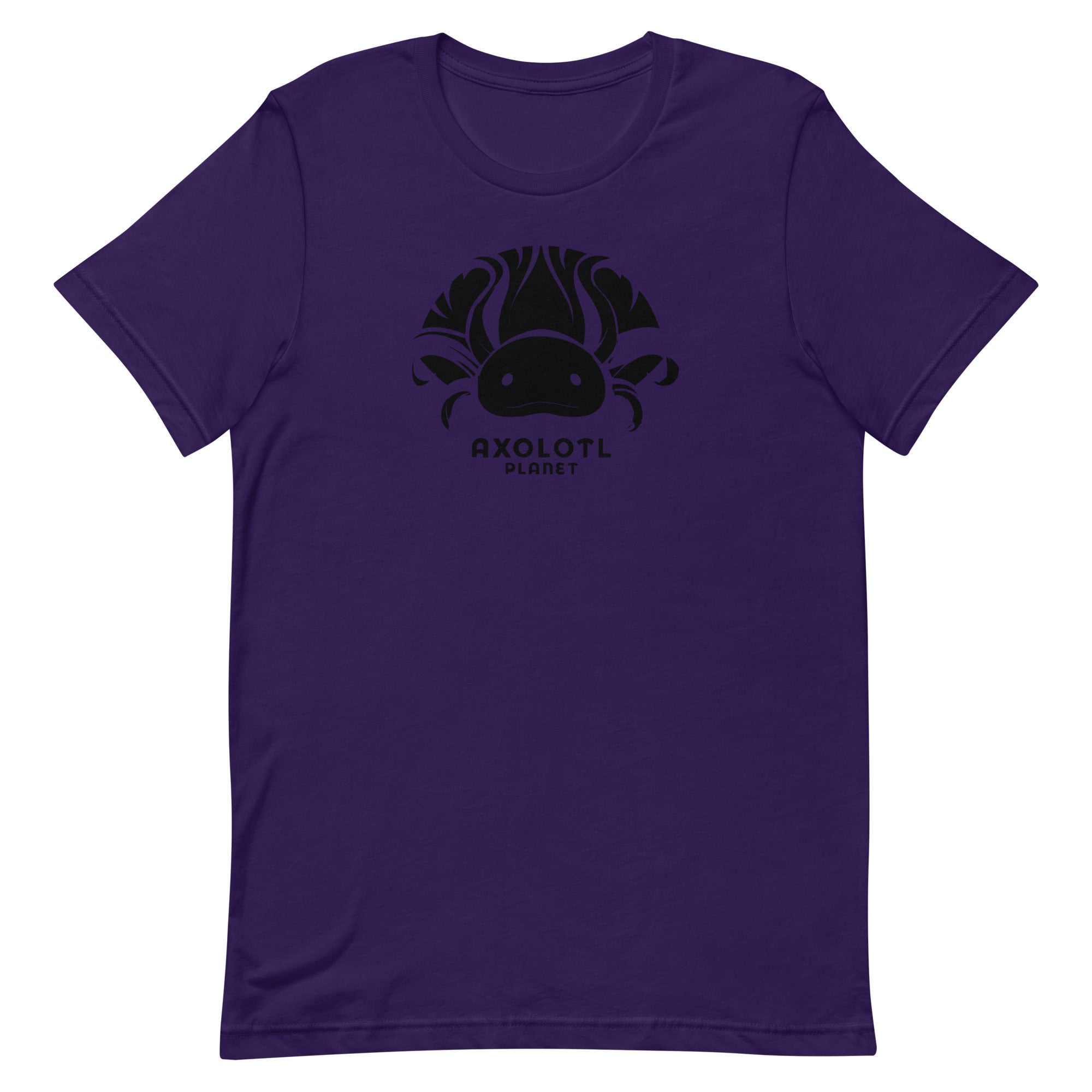 Axolotl Planet Logo (Black) axolotl T-Shirt mockup