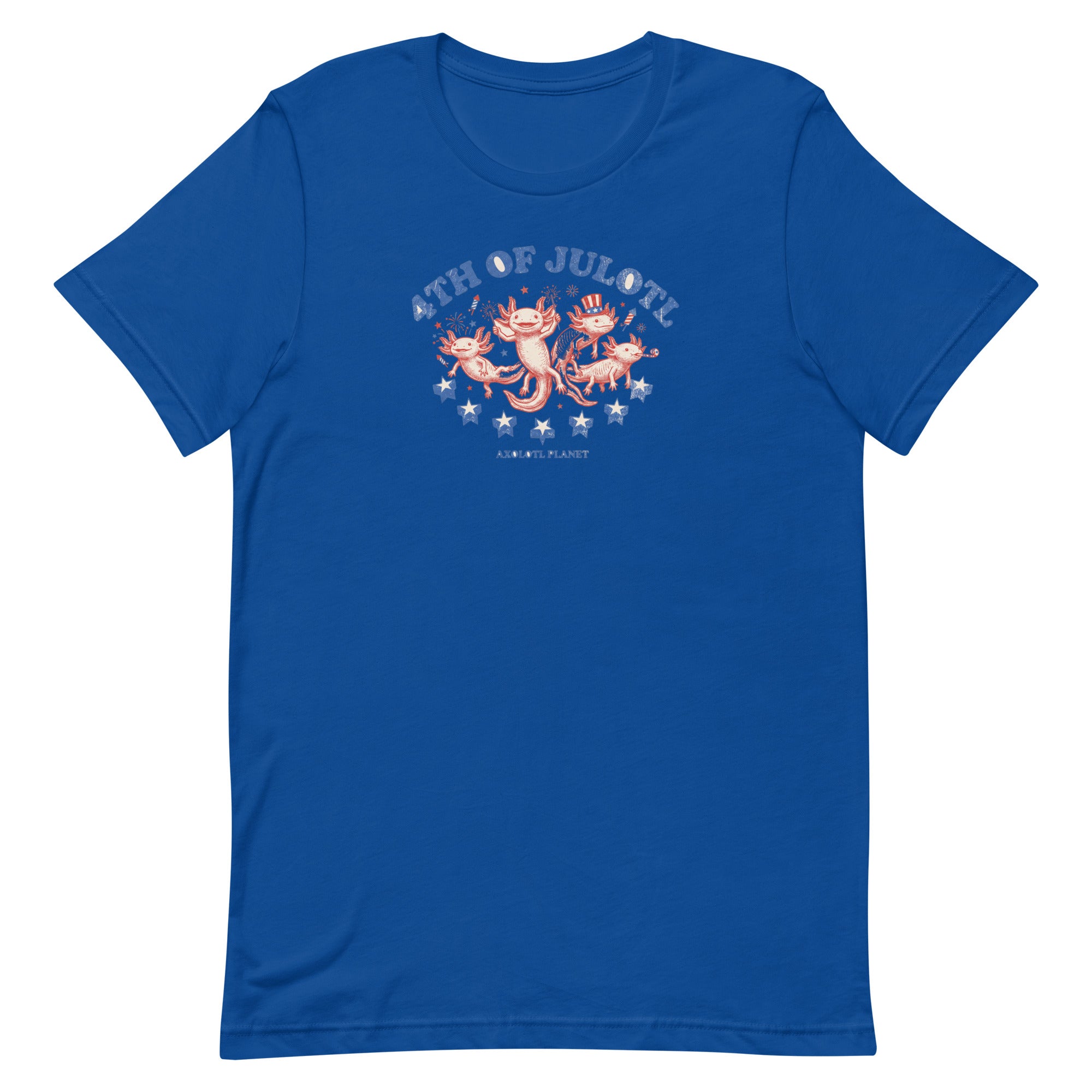 4th of Julotl Parade axolotl T-Shirt mockup