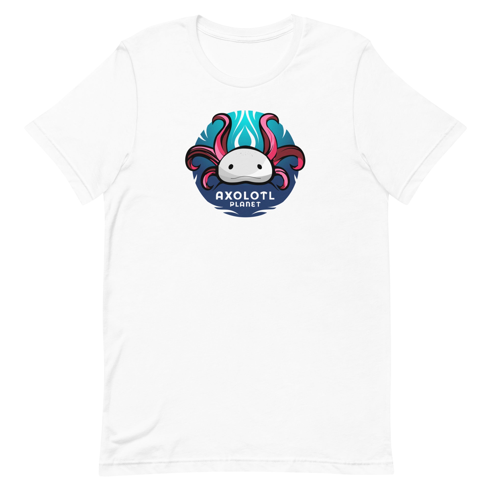 Axolotl Planet Logo axolotl T-Shirt mockup