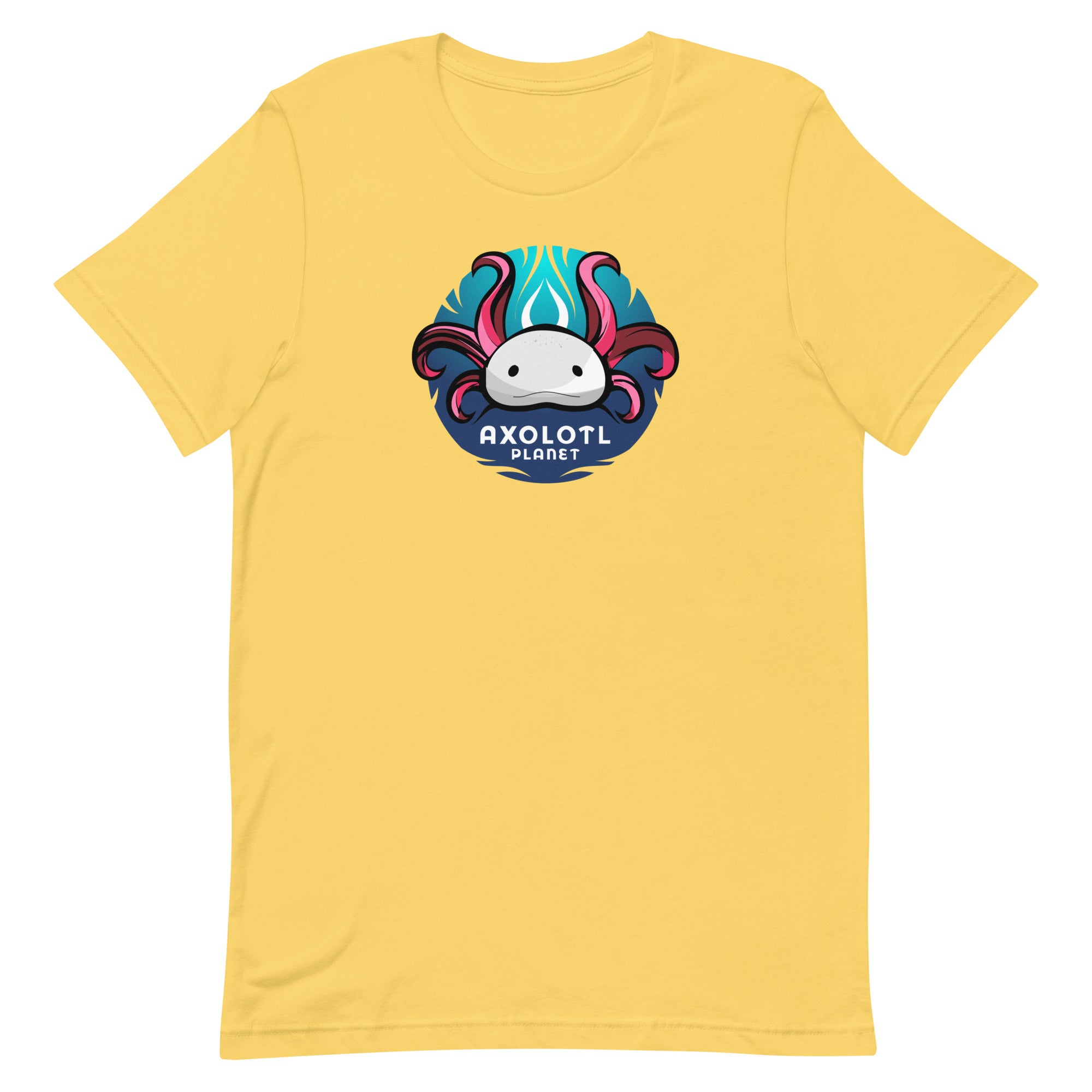 Axolotl Planet Logo axolotl T-Shirt mockup