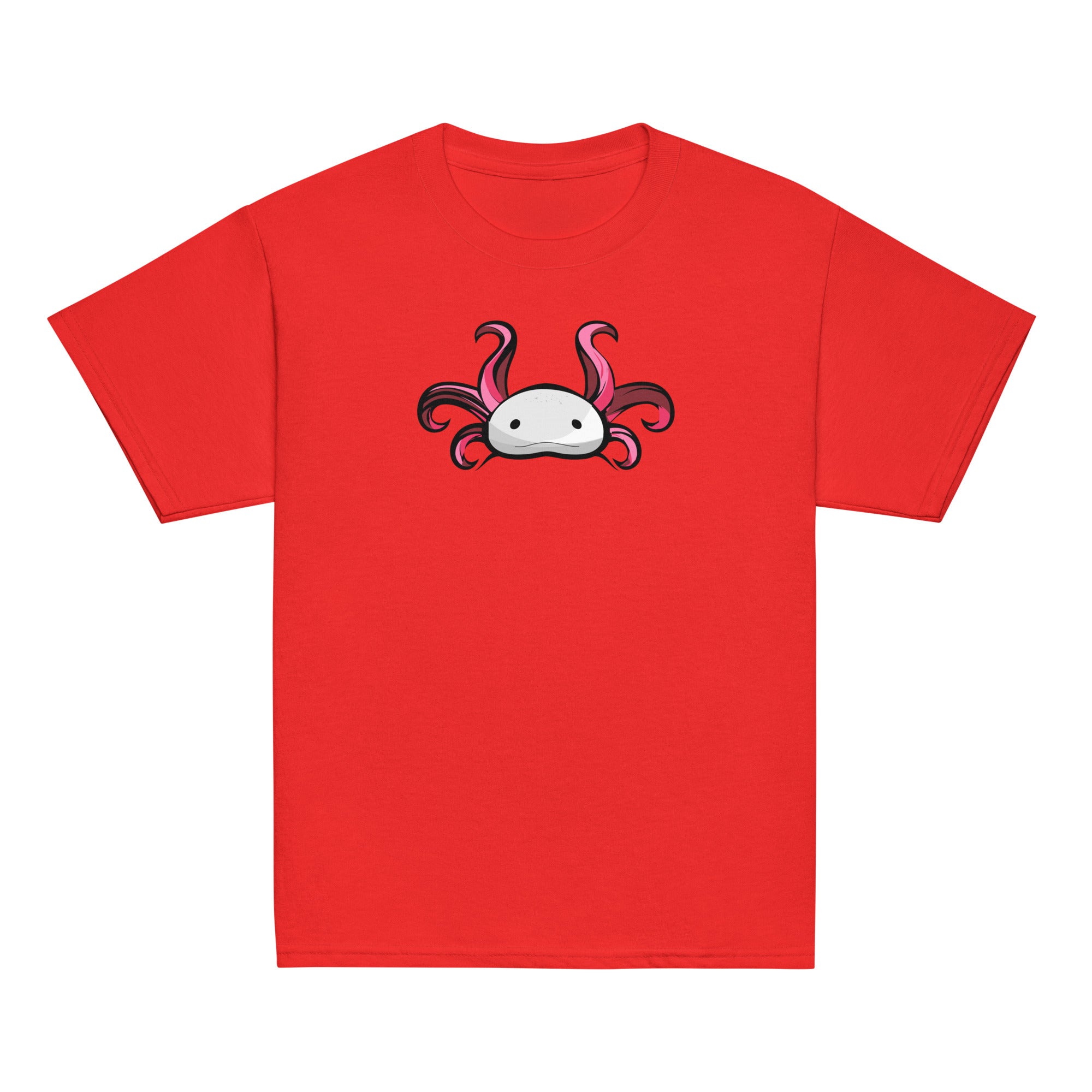 Axolotl Planet Logo Mark axolotl Youth T-Shirt mockup
