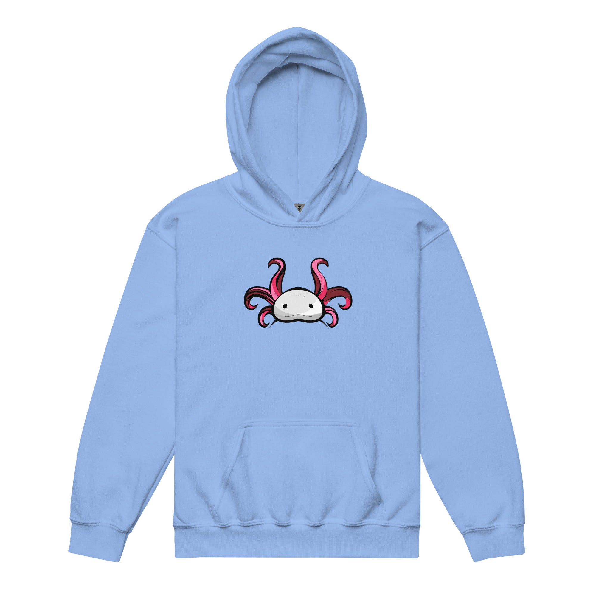 Axolotl Planet Logo Mark axolotl Youth Hoodie mockup