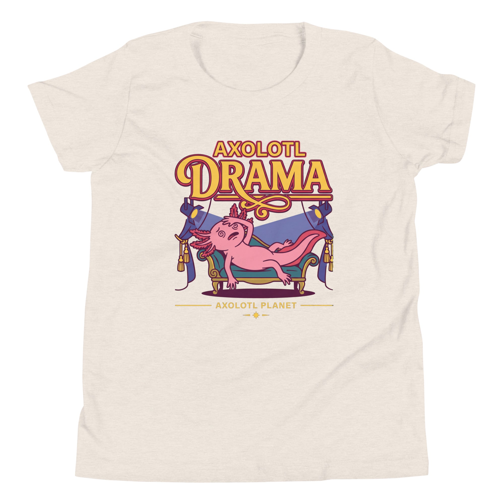 Axolotl Drama axolotl Youth T-Shirt mockup