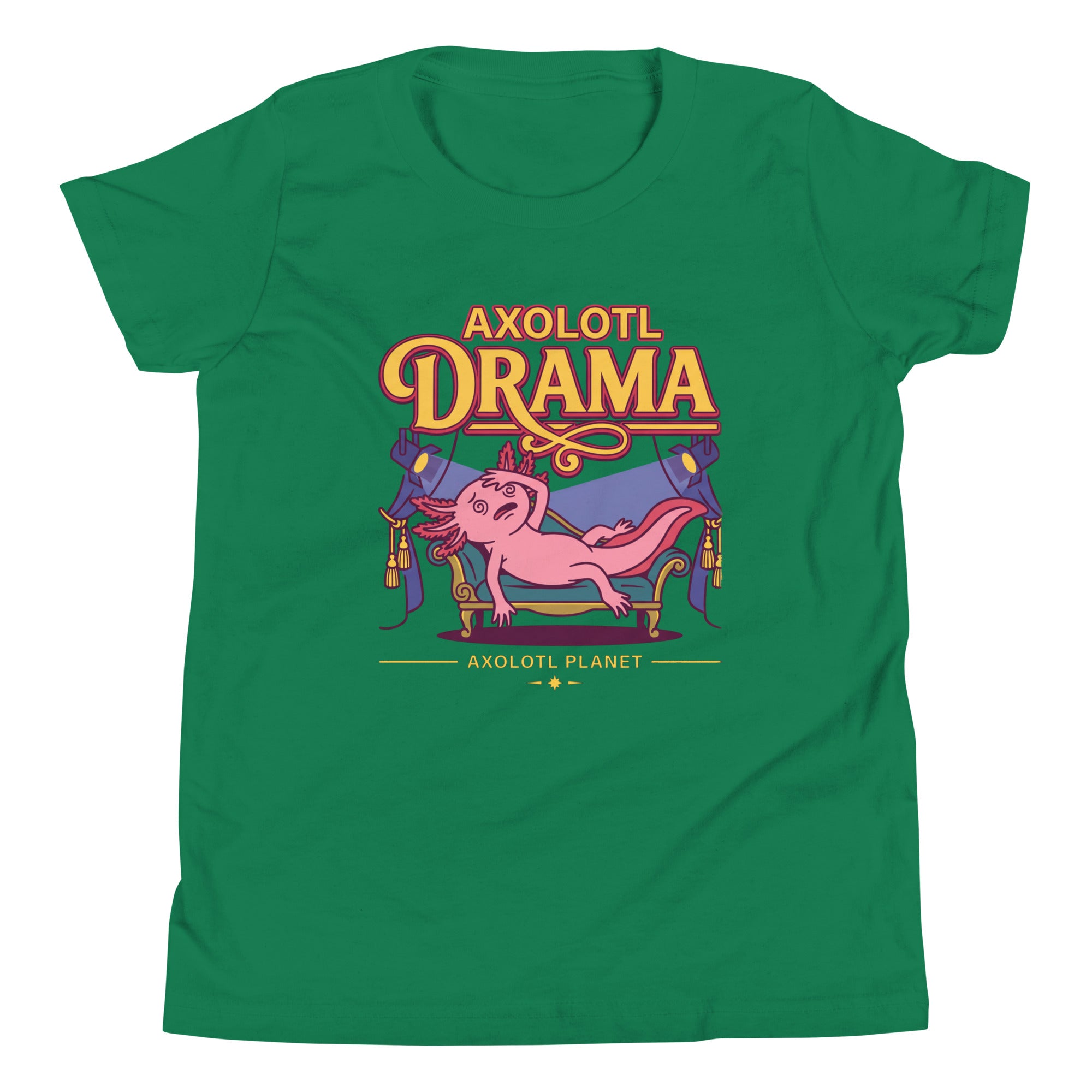 Axolotl Drama axolotl Youth T-Shirt mockup