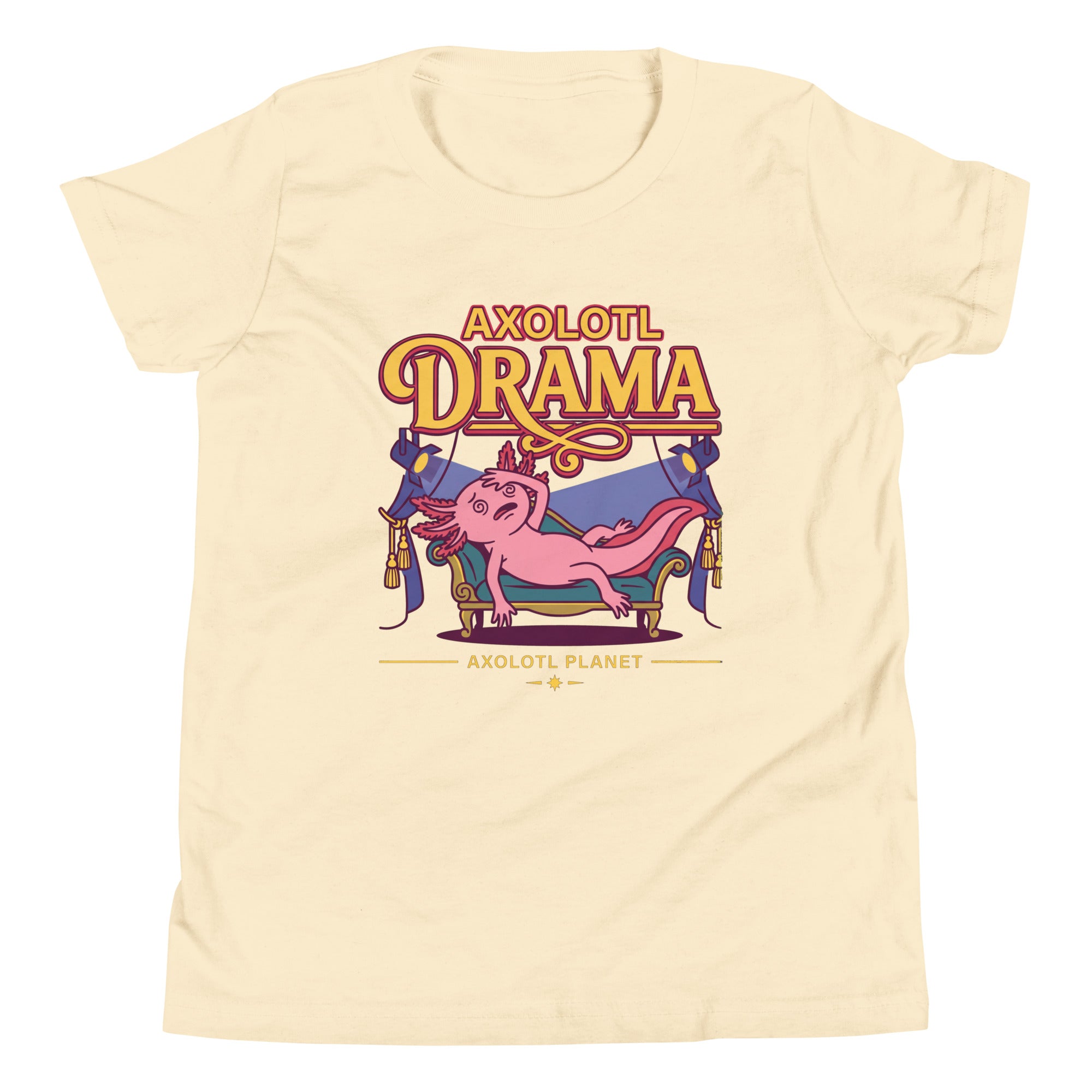 Axolotl Drama axolotl Youth T-Shirt mockup