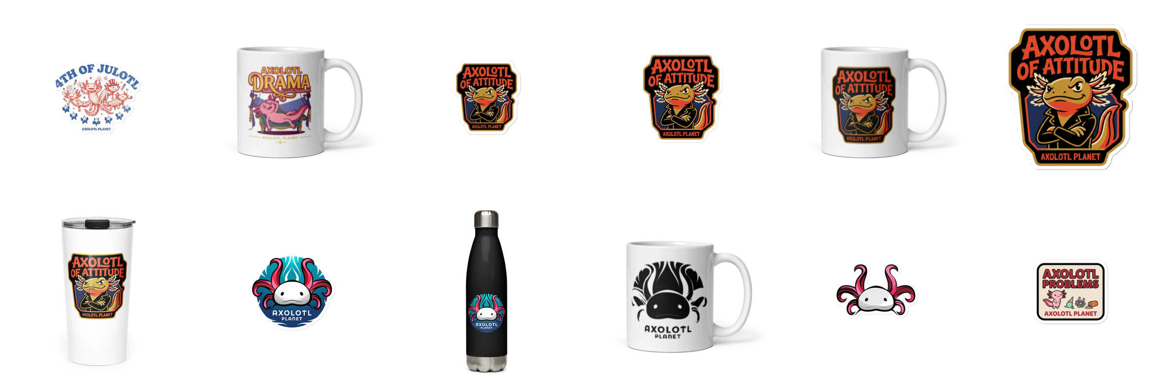 Axolotl Gifts & Accessories from Axolotl Planet