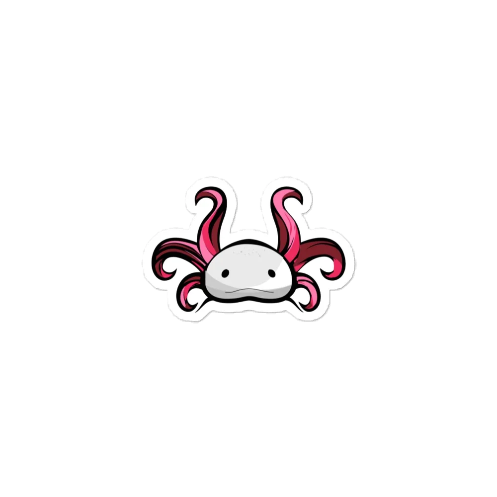 Axolotl Planet Logo Mark - Sticker product image