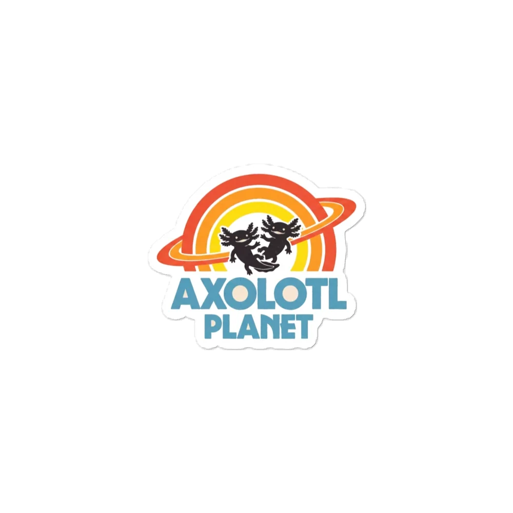 Rainbow Planet Ring - Sticker product image