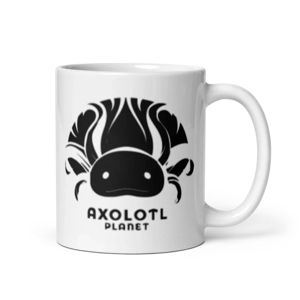 Axolotl Planet Logo (Black) - Mug product image