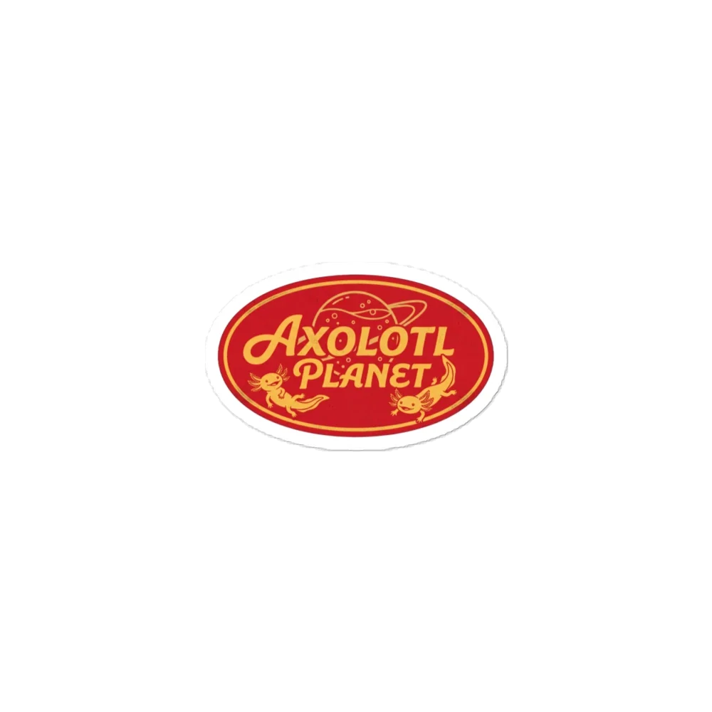 Oval Crest Red Character - Sticker product image