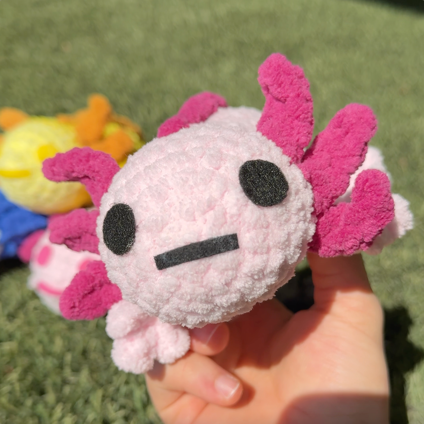 Crochet Axolotls
