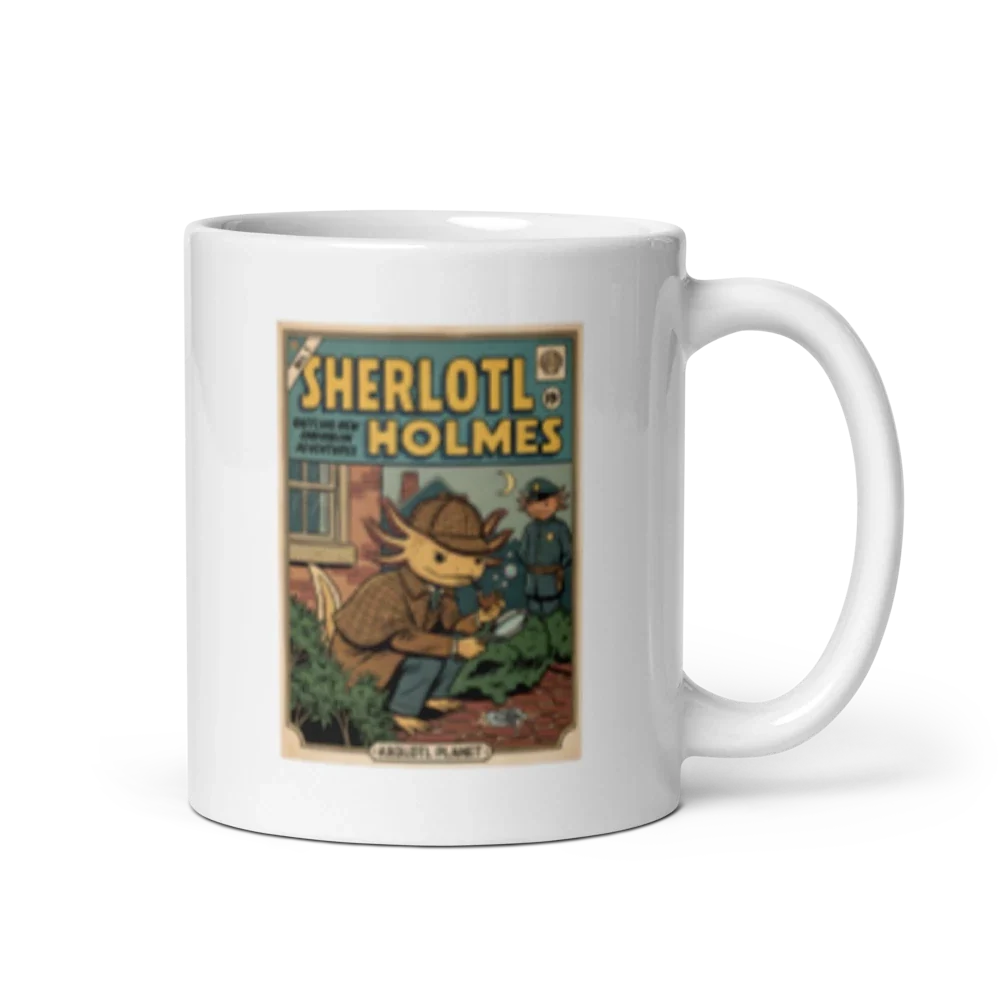 Sherlotl Holmes Comic Card - Mug (11 oz) product image
