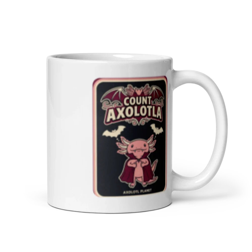 Count Axolotla Poster Badge - Mug (11 oz) product image