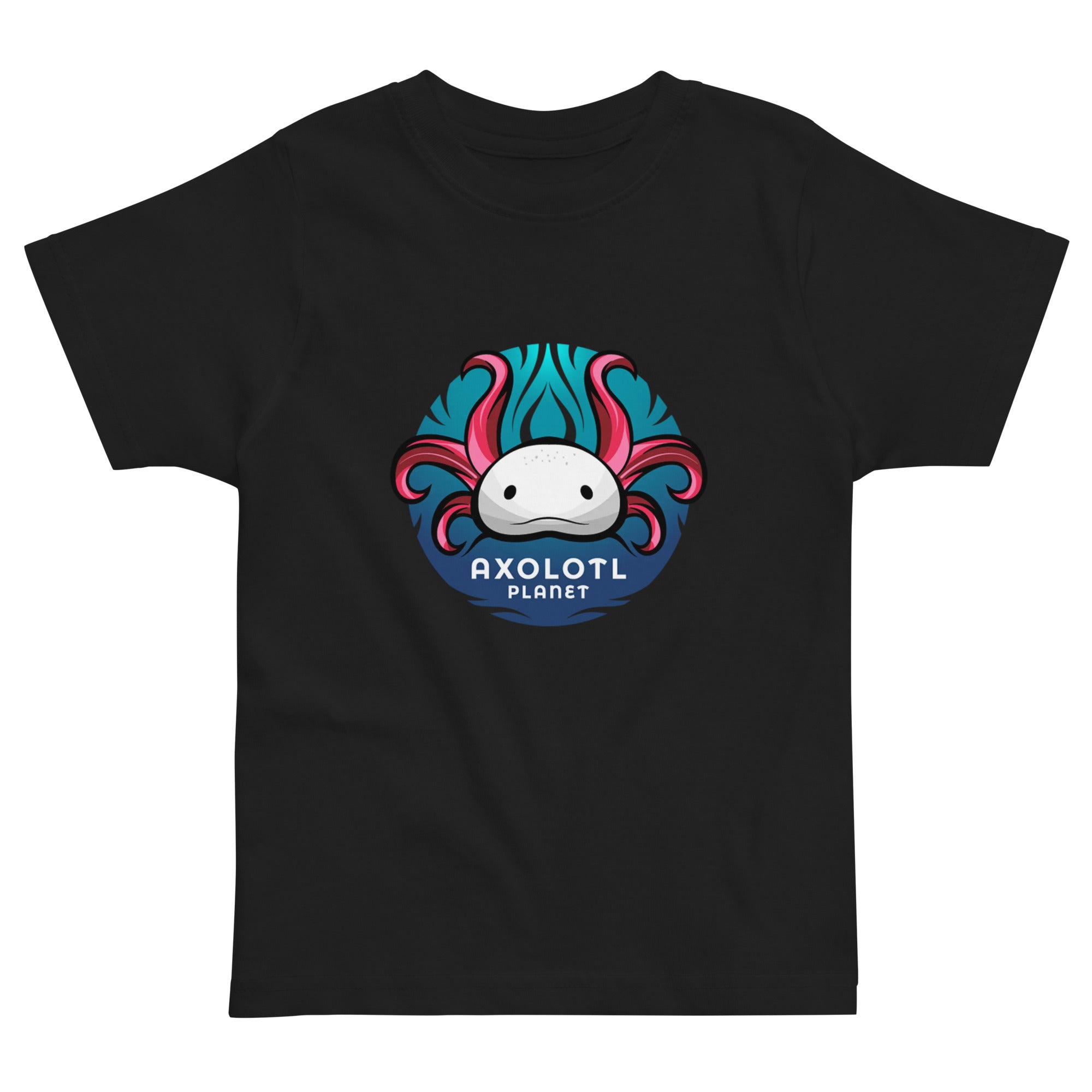 Axolotl Planet Logo axolotl Toddler T-Shirt mockup