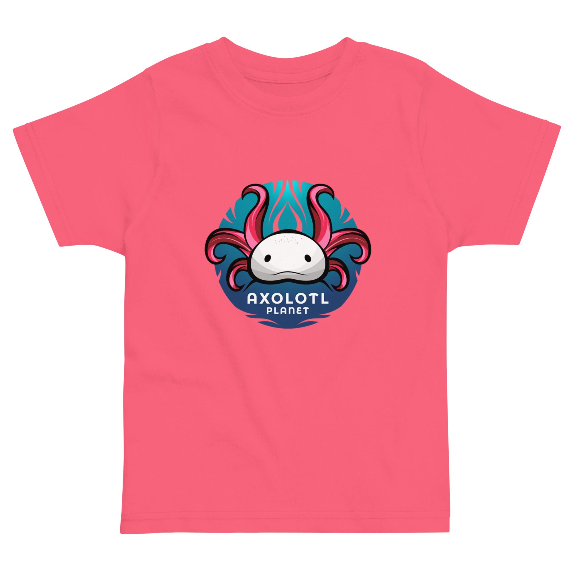 Axolotl Planet Logo axolotl Toddler T-Shirt mockup