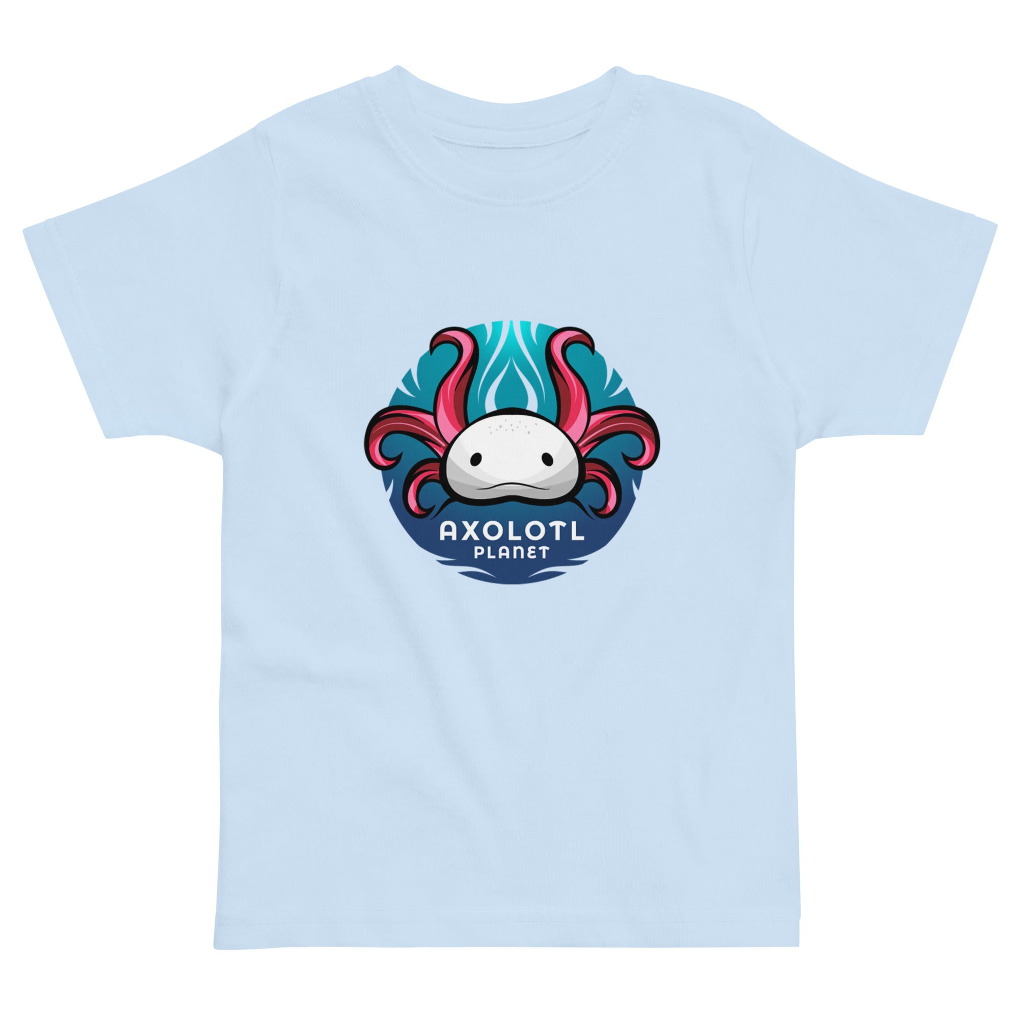 Axolotl Planet Logo axolotl Toddler T-Shirt mockup