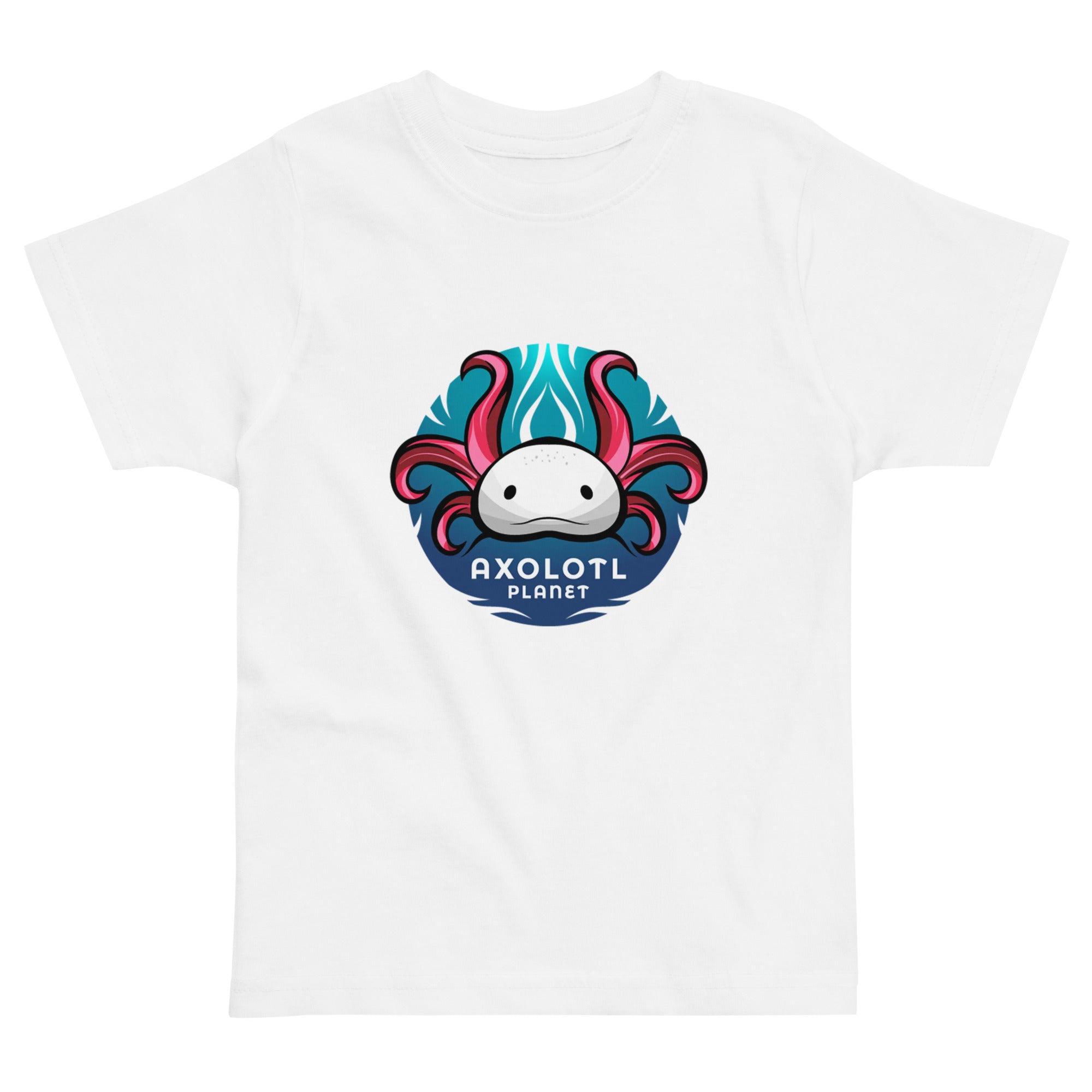 Axolotl Planet Logo axolotl Toddler T-Shirt mockup