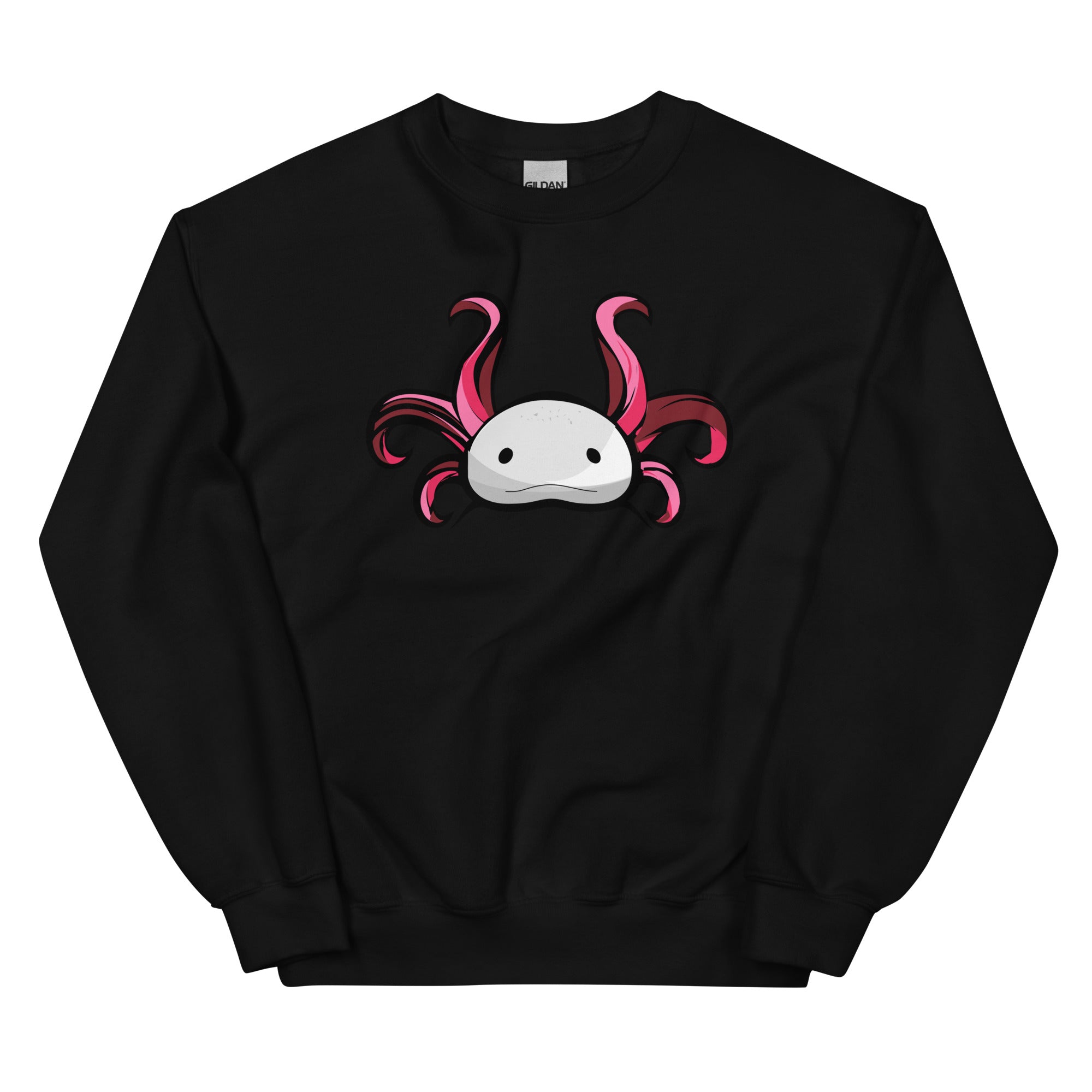 Axolotl Planet Logo Mark axolotl Sweatshirt mockup