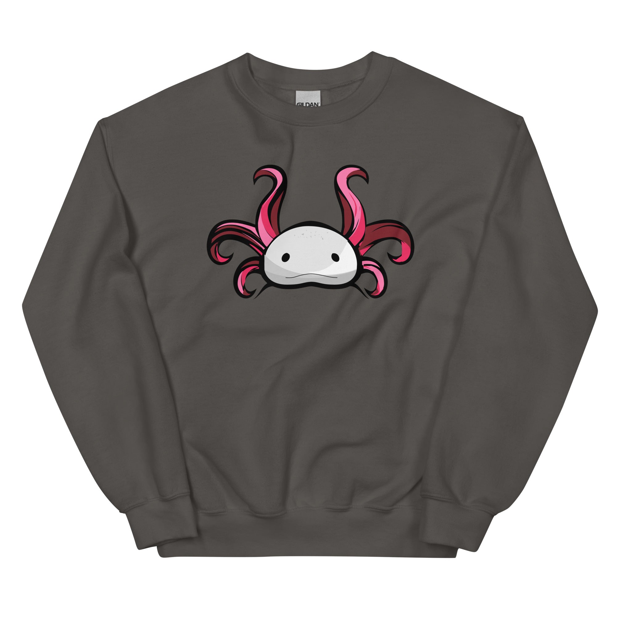 Axolotl Planet Logo Mark axolotl Sweatshirt mockup