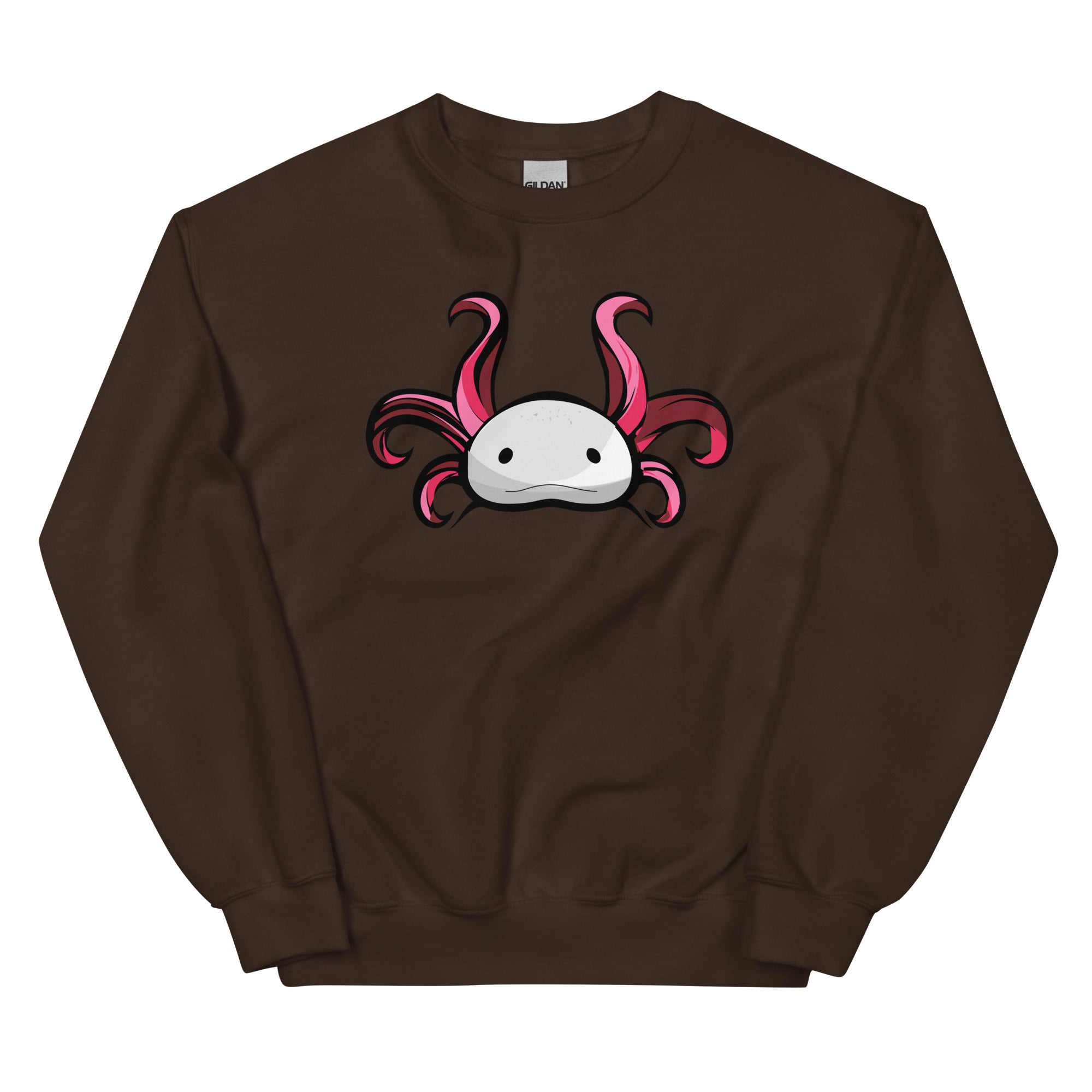 Axolotl Planet Logo Mark axolotl Sweatshirt mockup