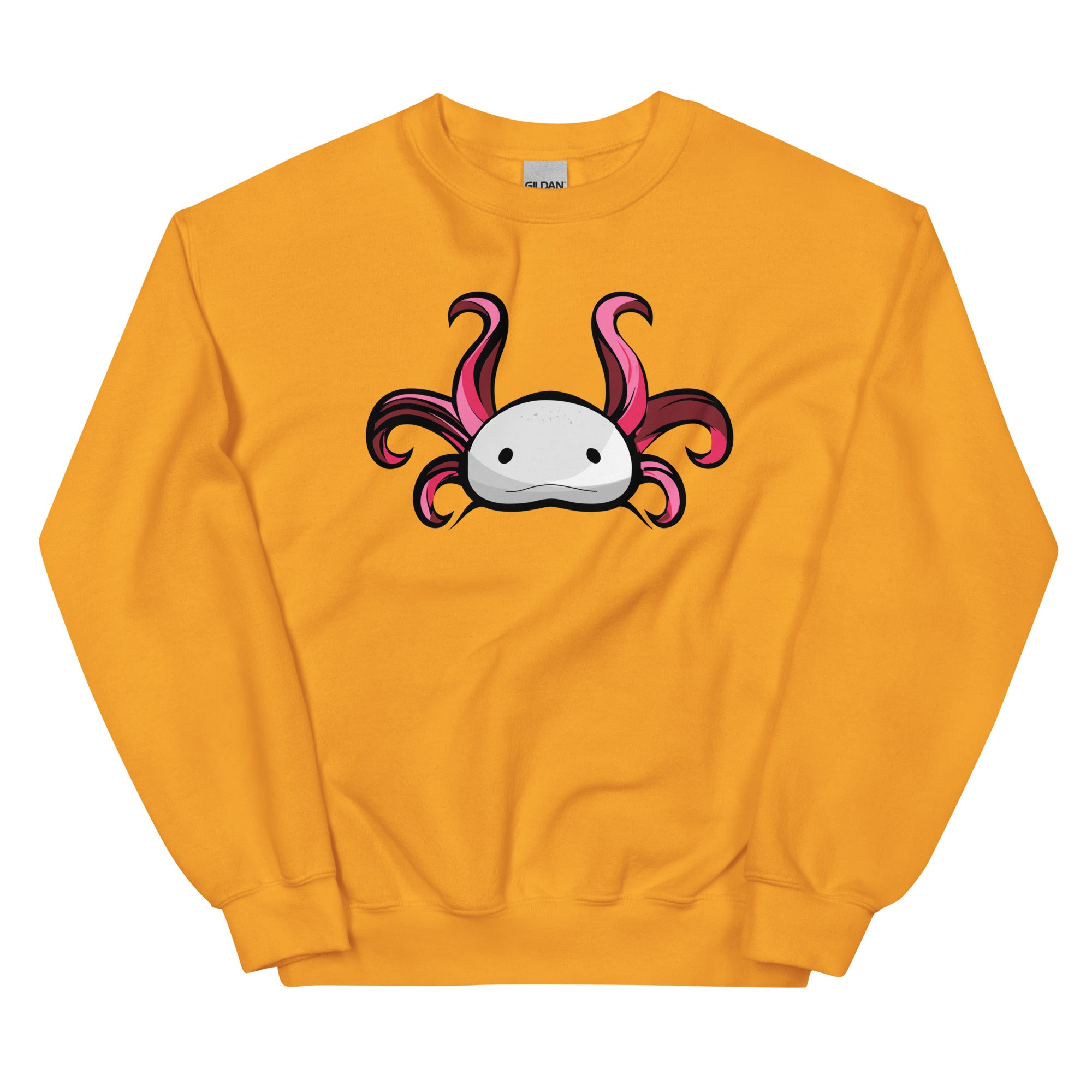 Axolotl Planet Logo Mark axolotl Sweatshirt mockup