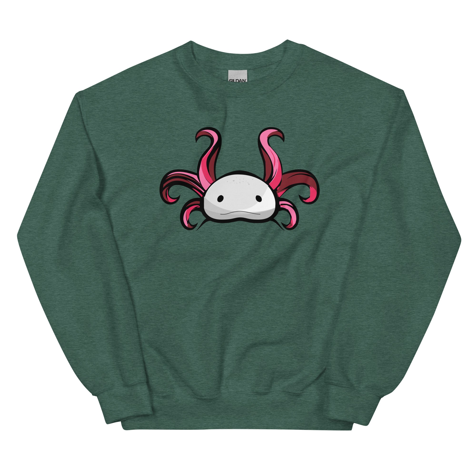 Axolotl Planet Logo Mark axolotl Sweatshirt mockup